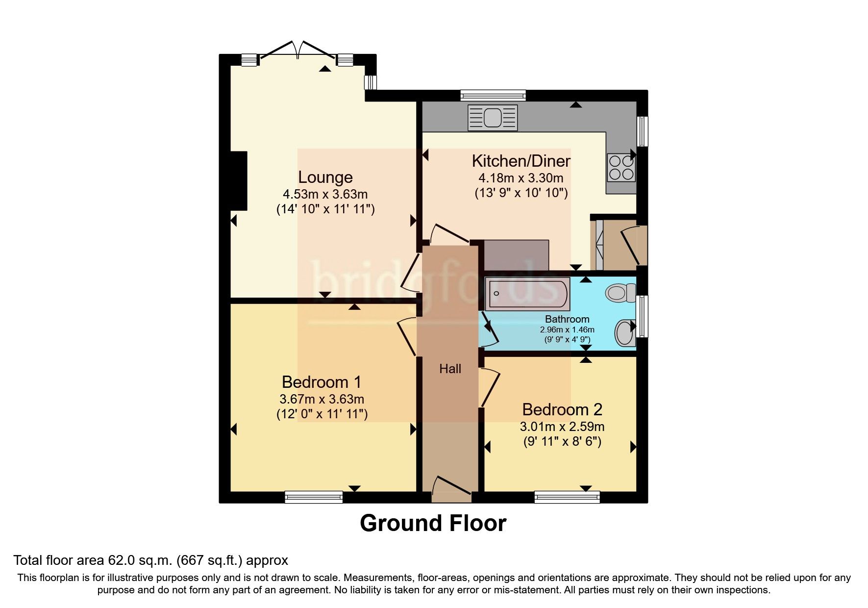 2 bed bungalow for sale in Bankside, ClaytonLeWoods, Chorley PR6 Zoopla