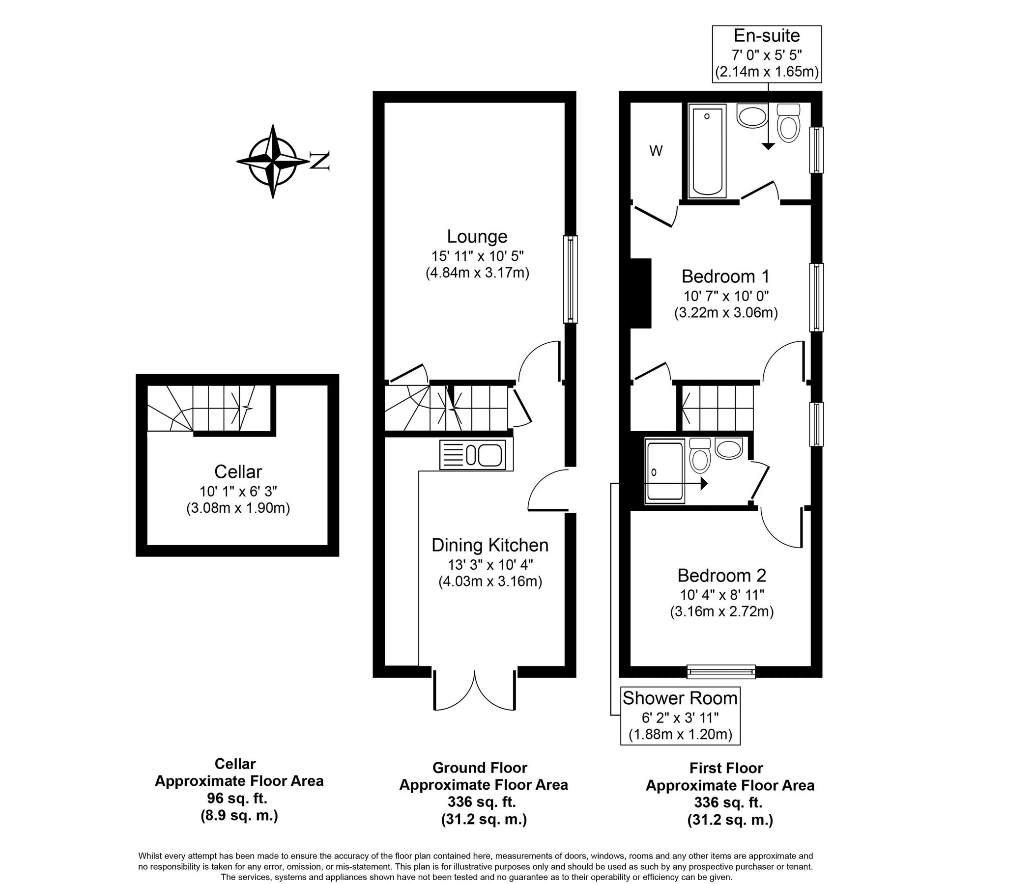 2 bed semidetached house for sale in Secret Cottage, Alfred Road