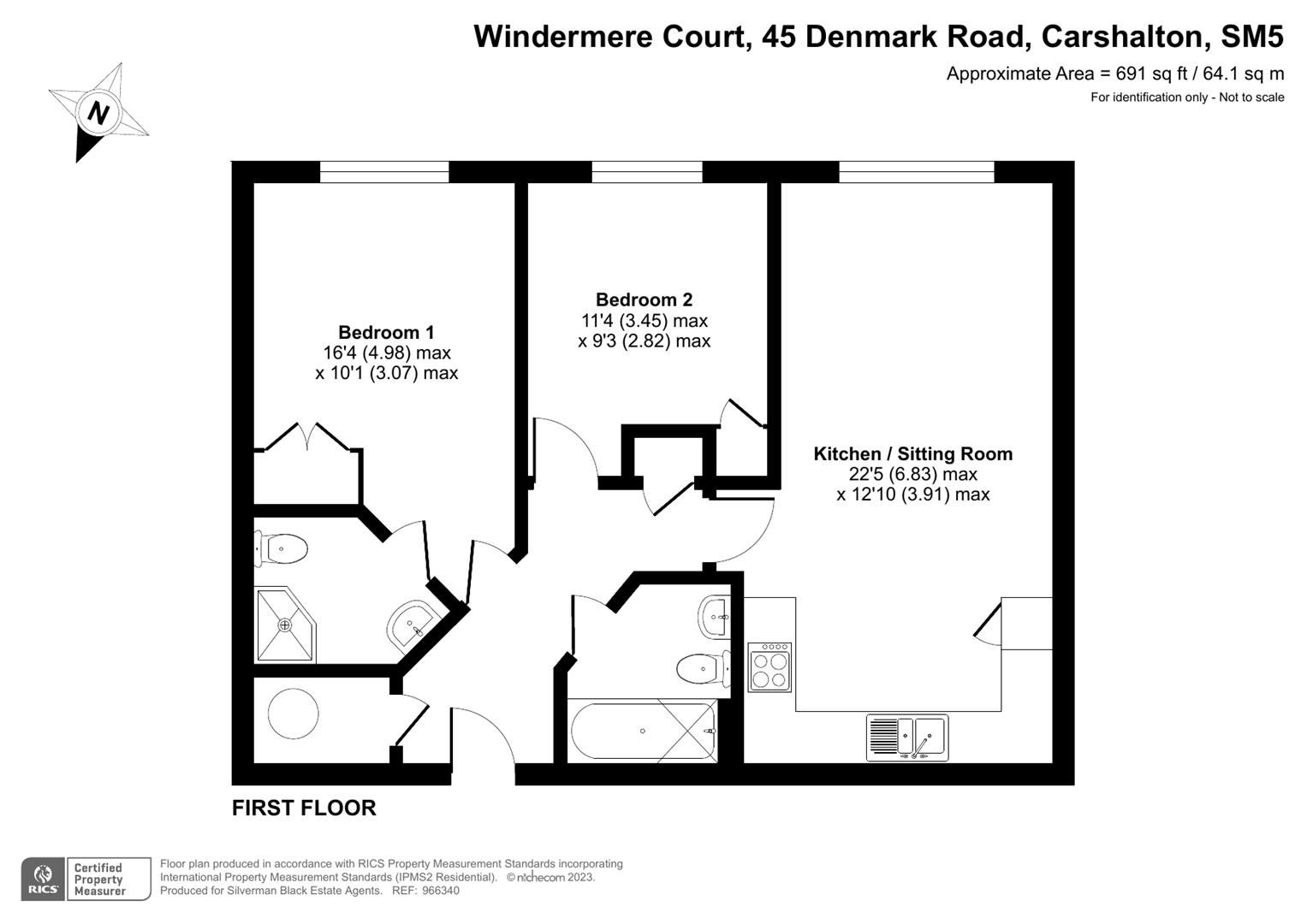 2 bed flat for sale in Denmark Road, Carshalton SM5 Zoopla