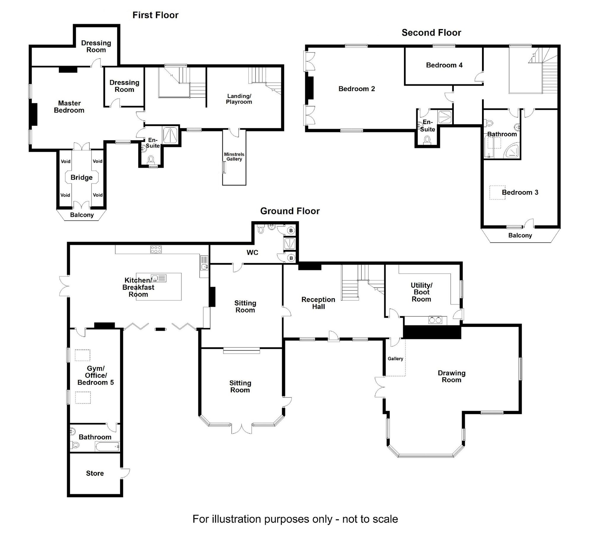 4 bed linkdetached house for sale in Northampton Road, Brixworth