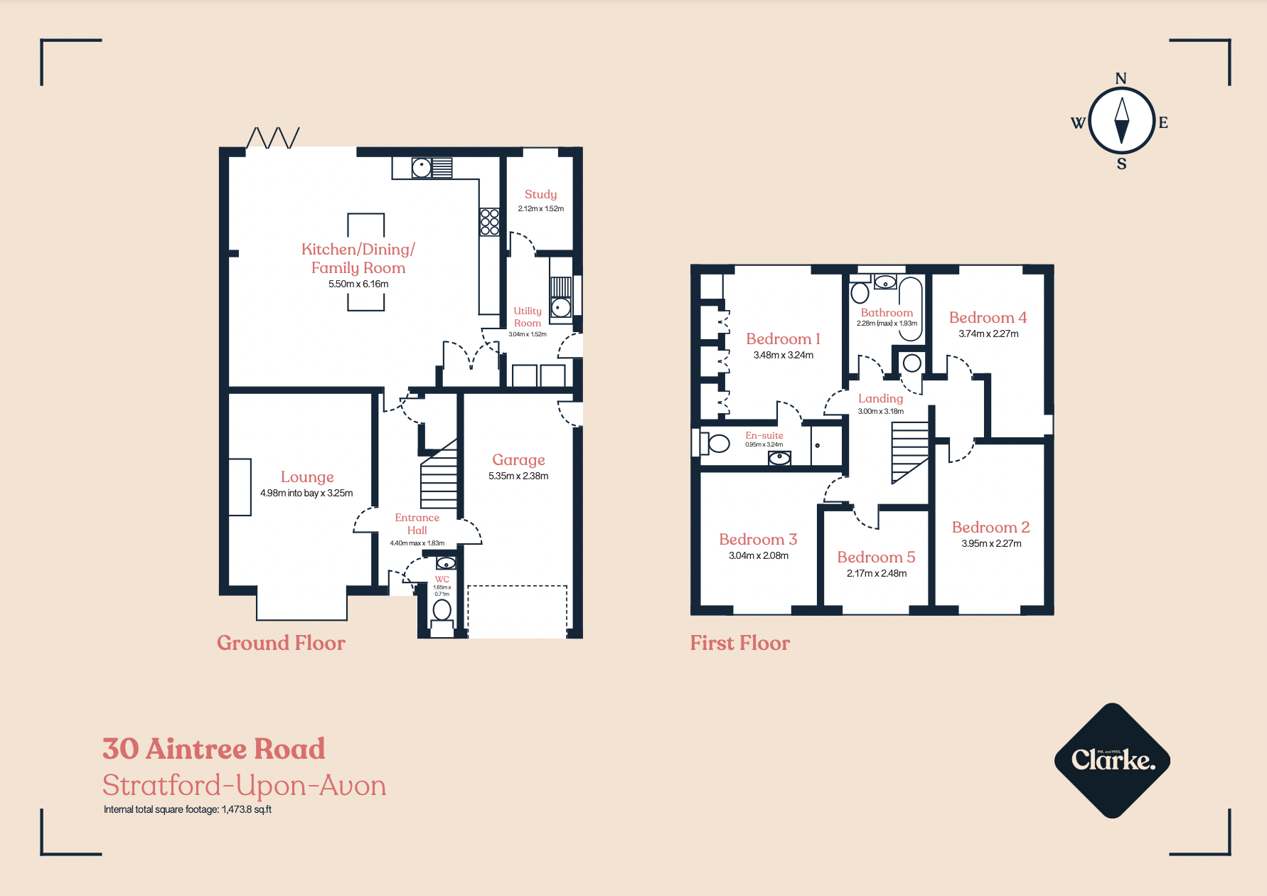 5 bed detached house for sale in Aintree Road, StratfordUponAvon