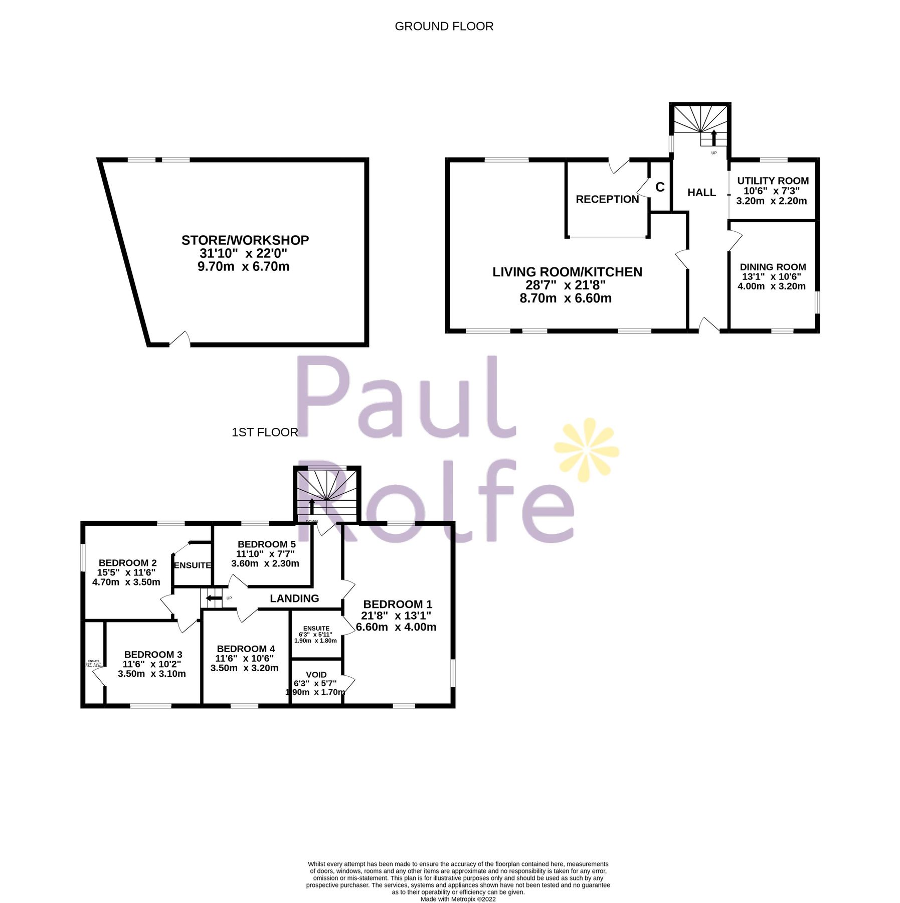 5 bed detached house for sale in Carronbridge House, Carronvalley