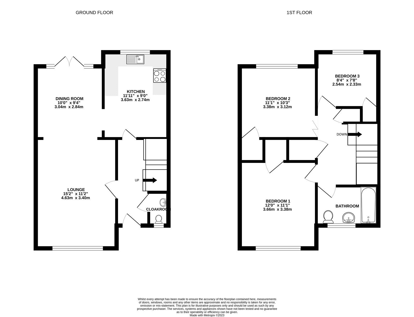 3 Bed Terraced House For Sale In Caswell Close Farnborough Hampshire