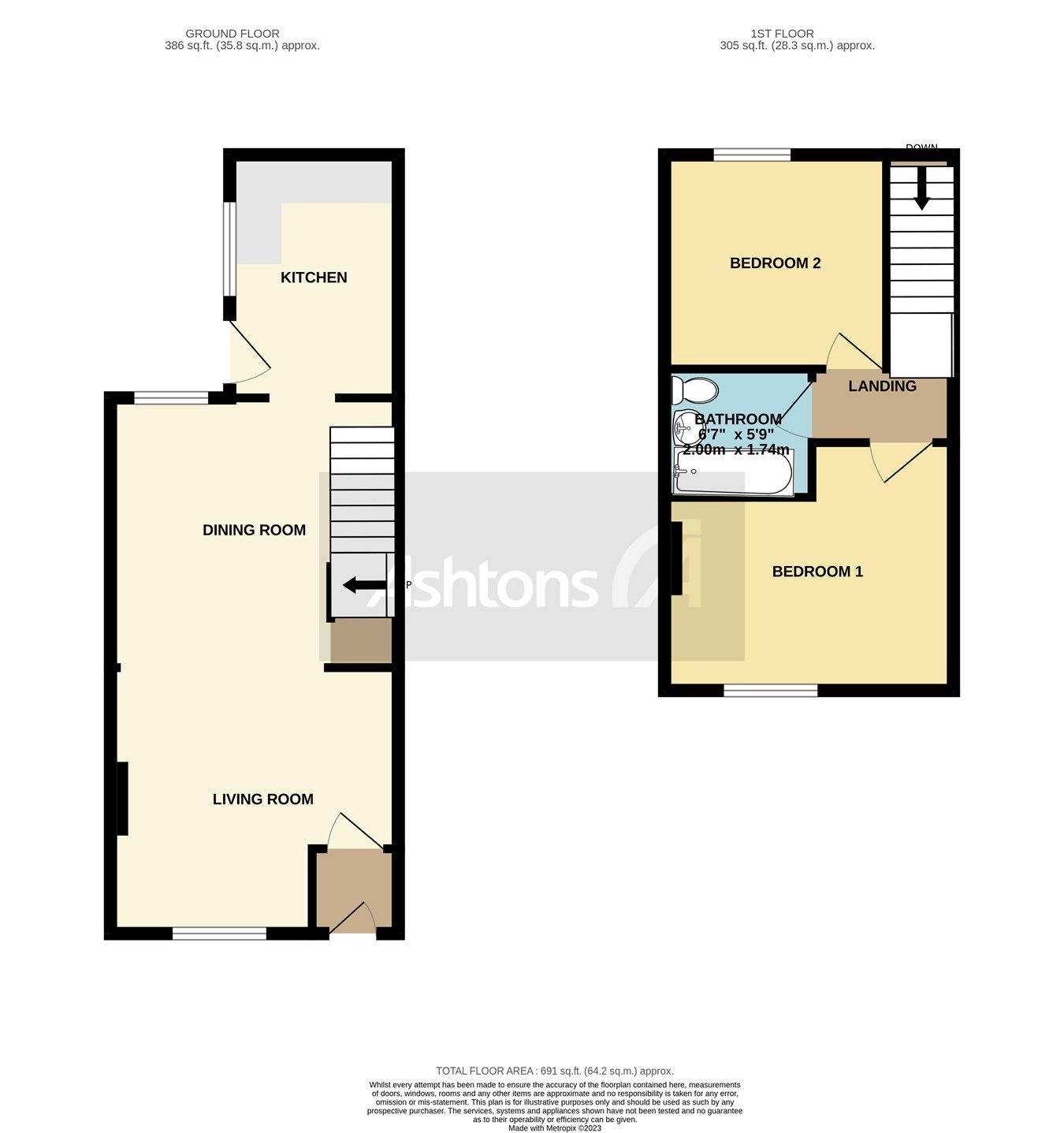 2 bed terraced house for sale in Taylor Street, Warrington WA4 Zoopla