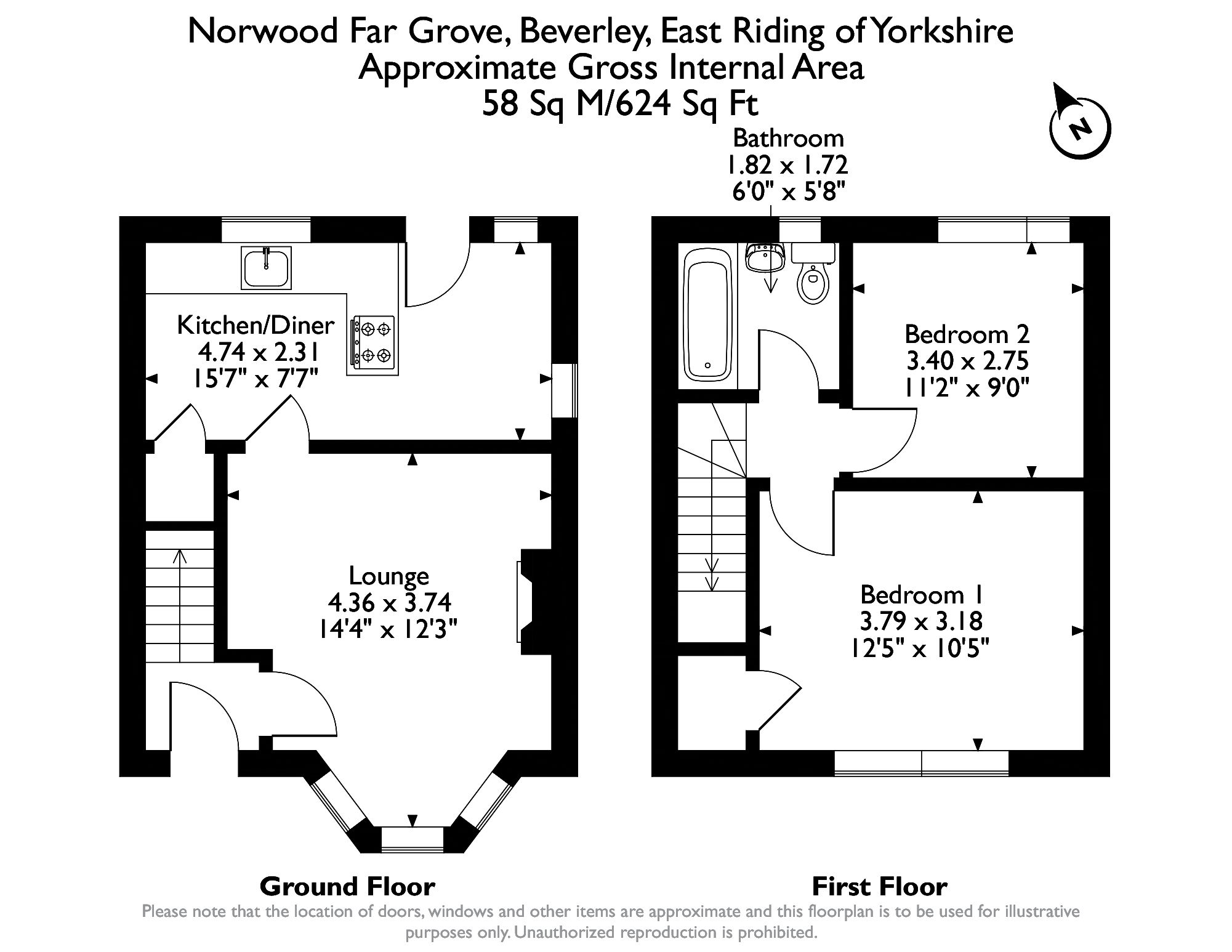 2 bed terraced house for sale in Norwood Far Grove, Beverley HU17 Zoopla