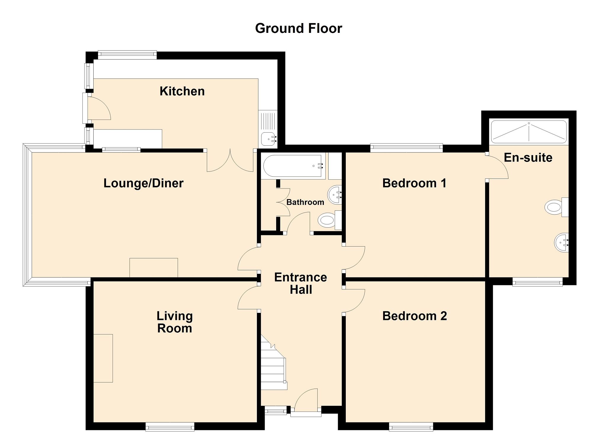 2 bed detached bungalow for sale in Gorof Road, Ystradgynlais, Swansea