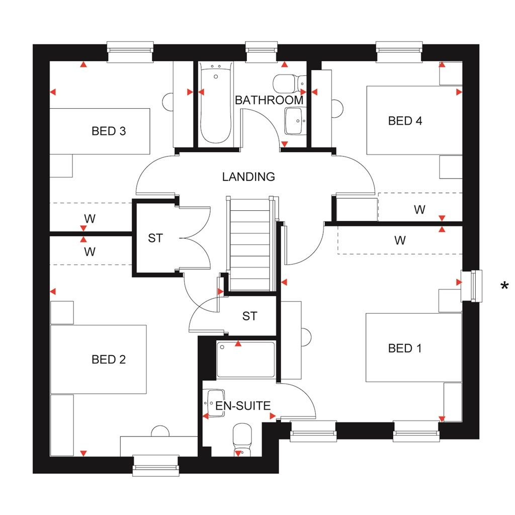 New home, 4 bed detached house for sale in "Radleigh" at Herne Bay Road, Sturry, Canterbury CT2