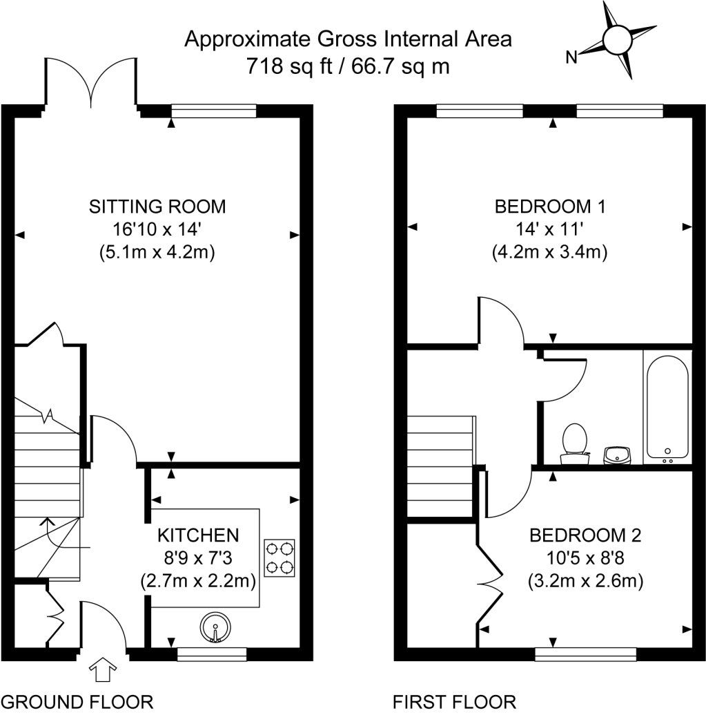 2 bed property to rent in Pelham Way, Bookham, Leatherhead KT23 Zoopla
