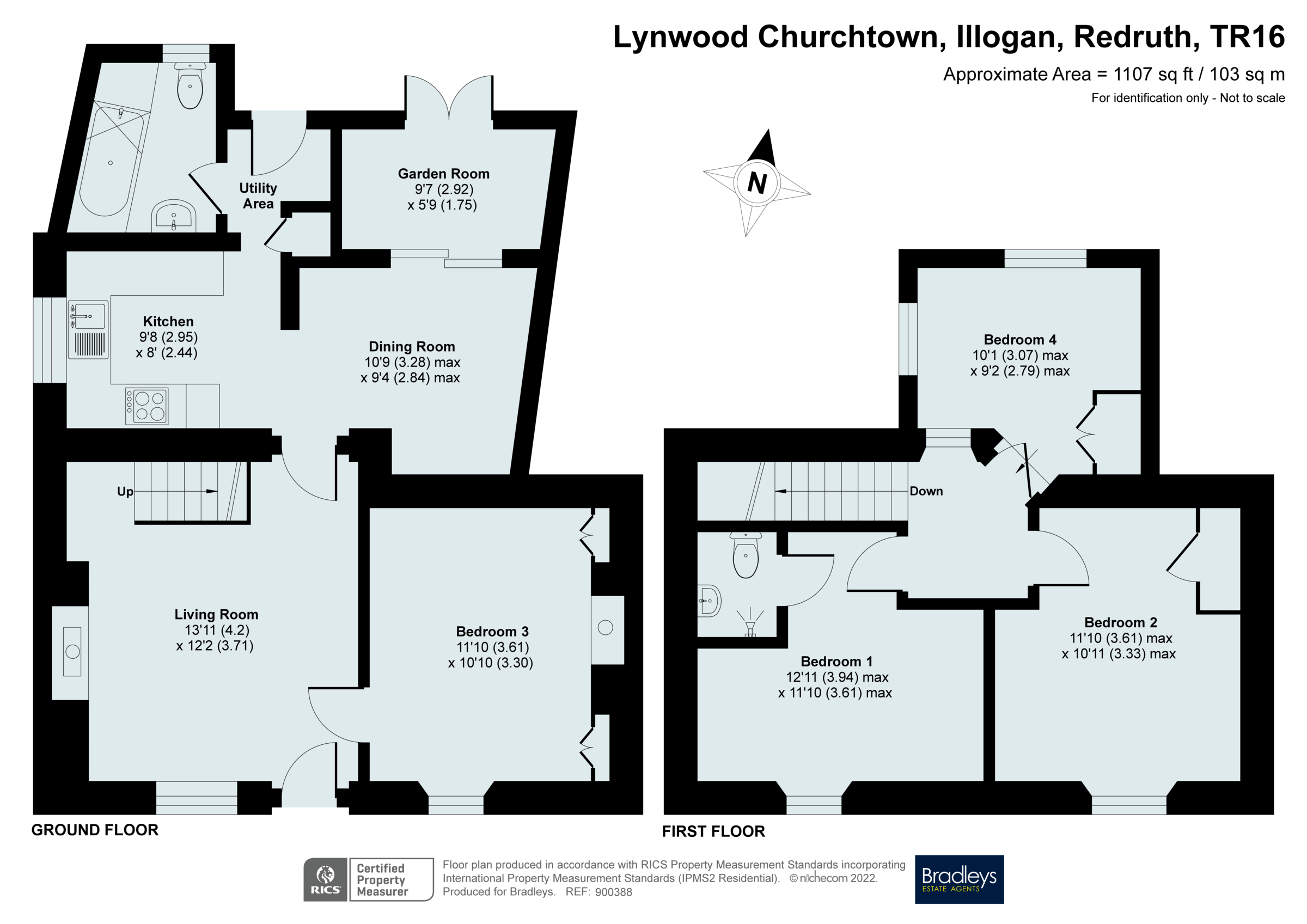 4 bed end terrace house for sale in Churchtown, Illogan, Redruth TR16