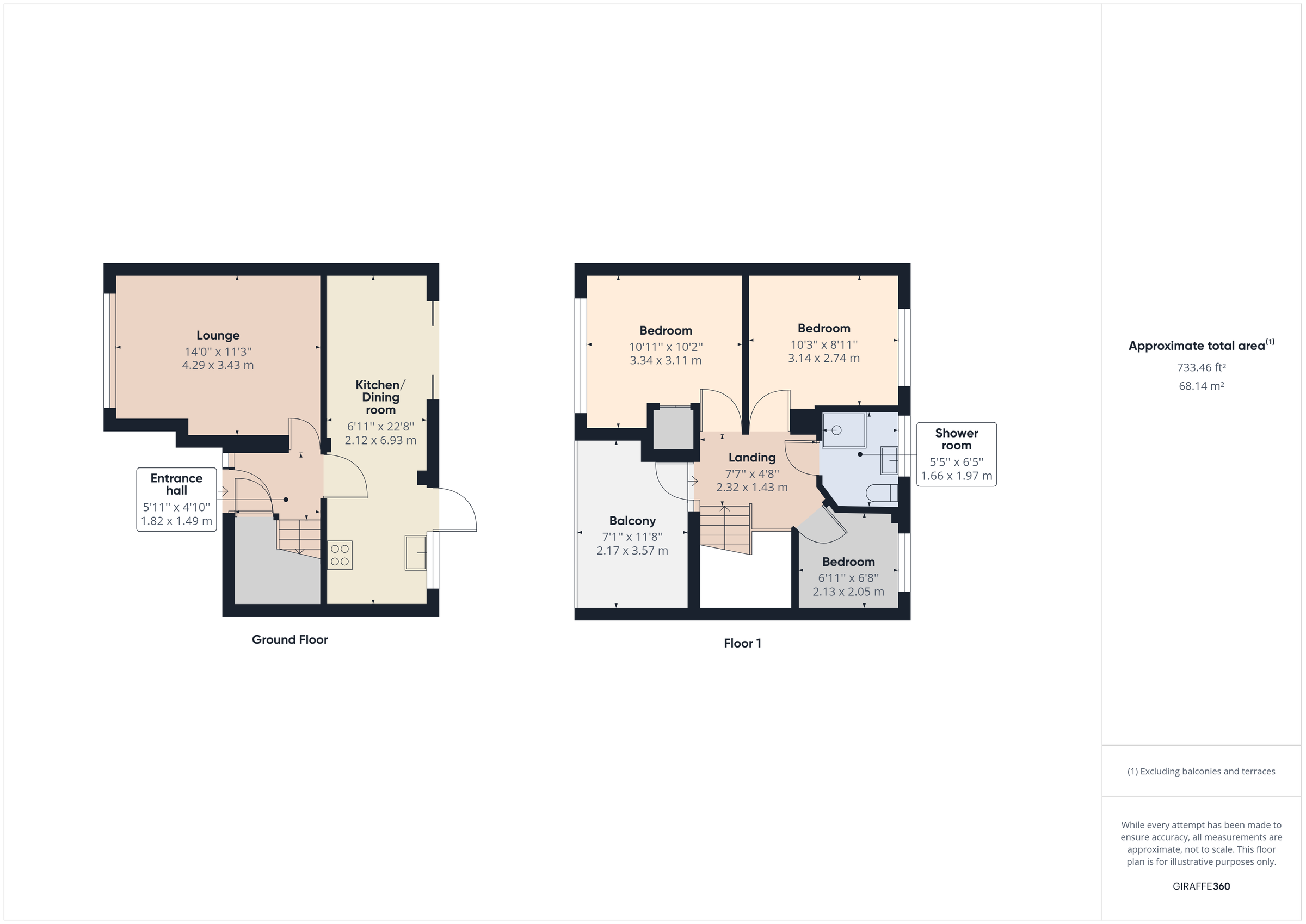 3 bed terraced house for sale in Laurel Drive, Bradwell, Great Yarmouth