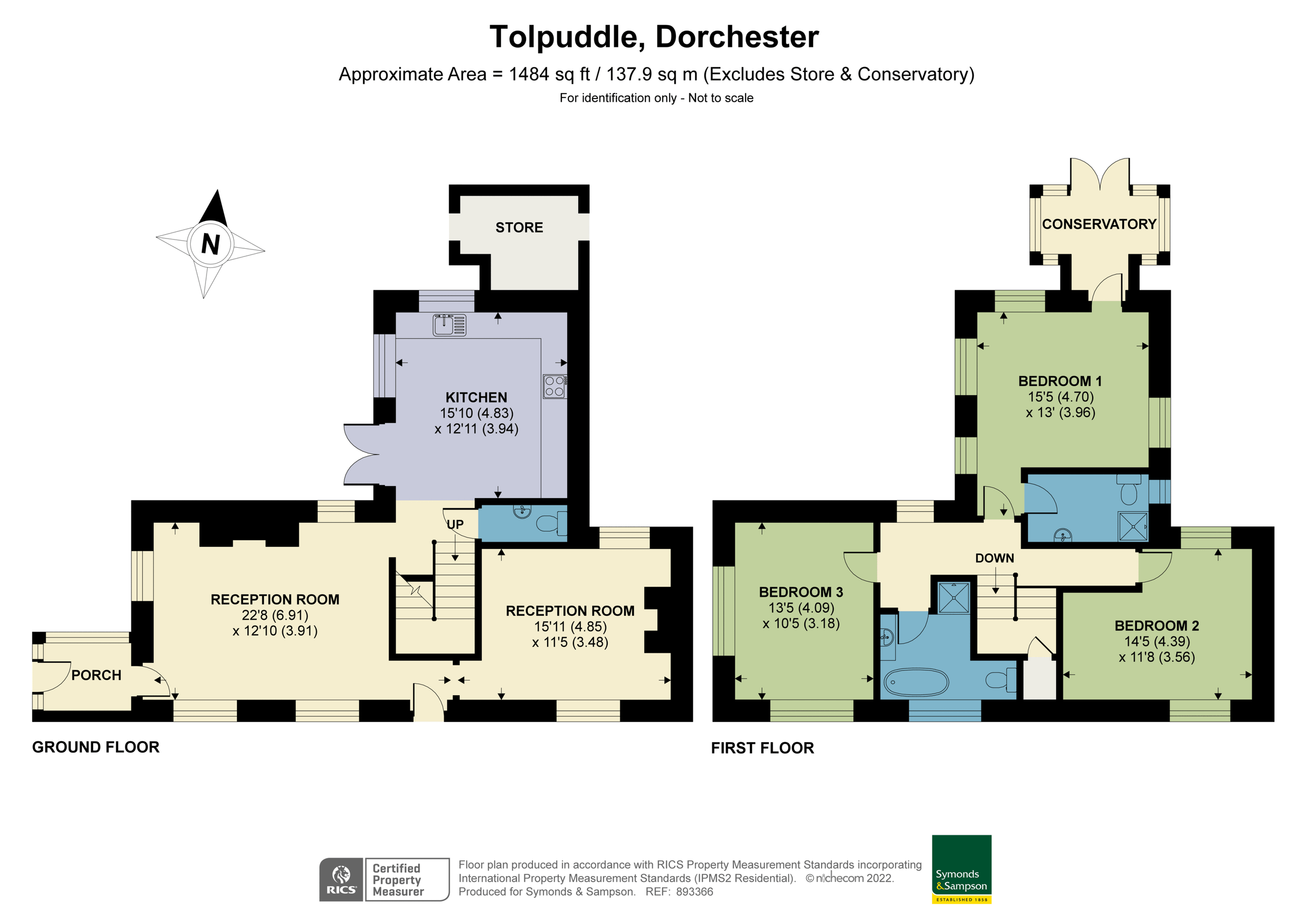 3 bed detached house for sale in Main Road, Tolpuddle, Dorchester