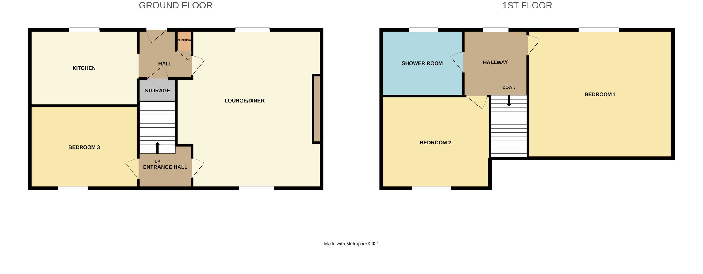 3 bed semidetached house to rent in 55 Market Street, Stoneywood