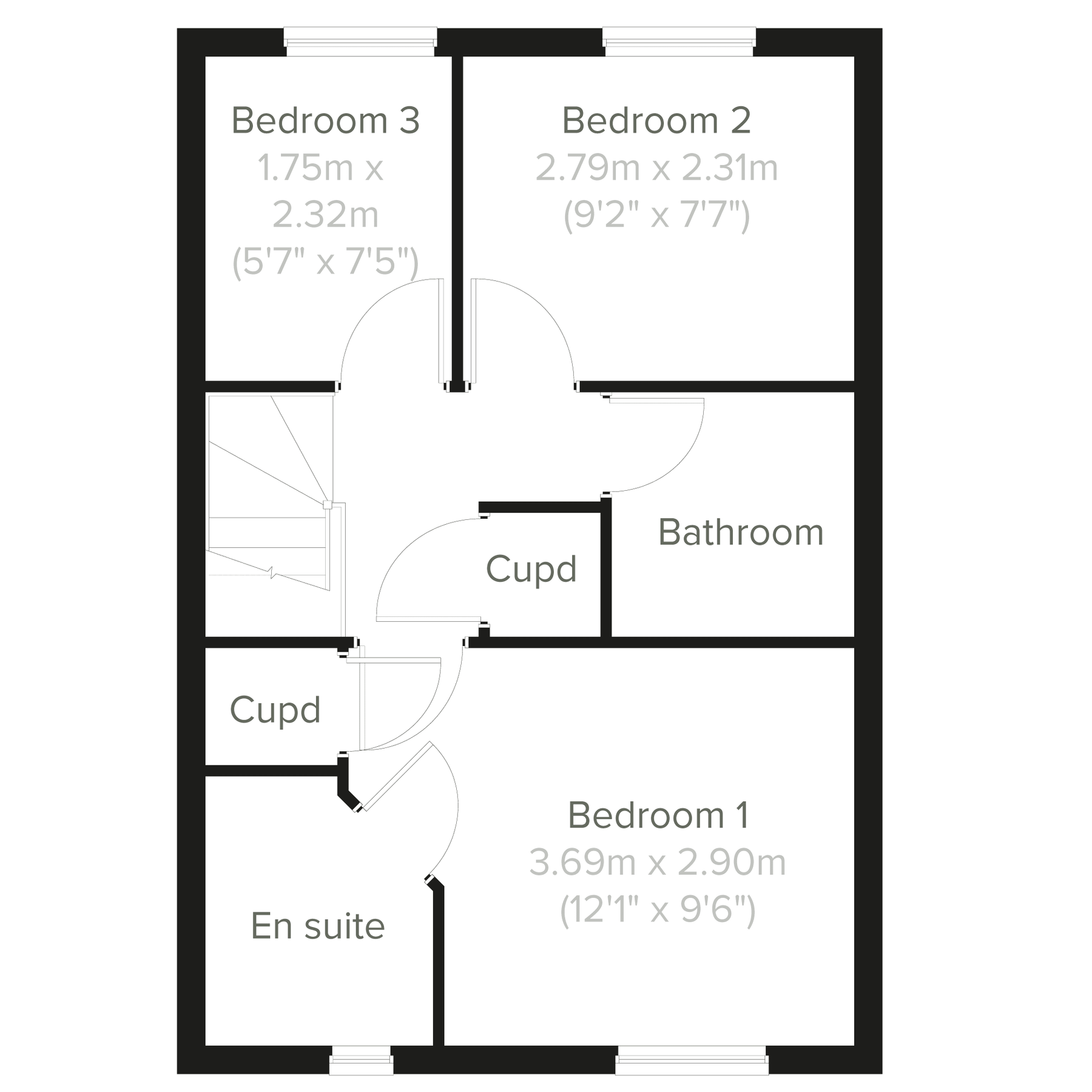 New home, 3 bed semidetached house for sale in "The Barton" at