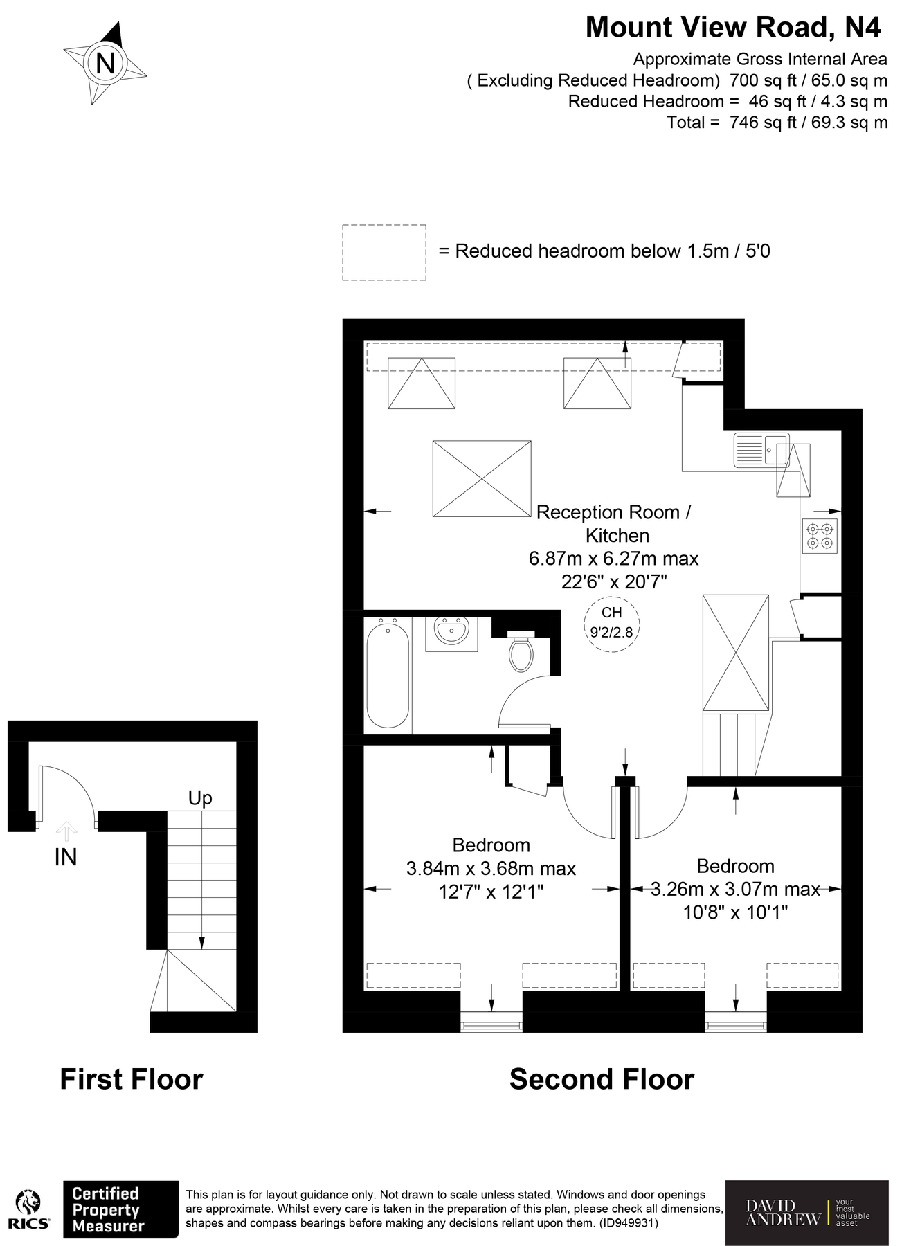 2 bed flat for sale in Mount View Road, London N4 Zoopla