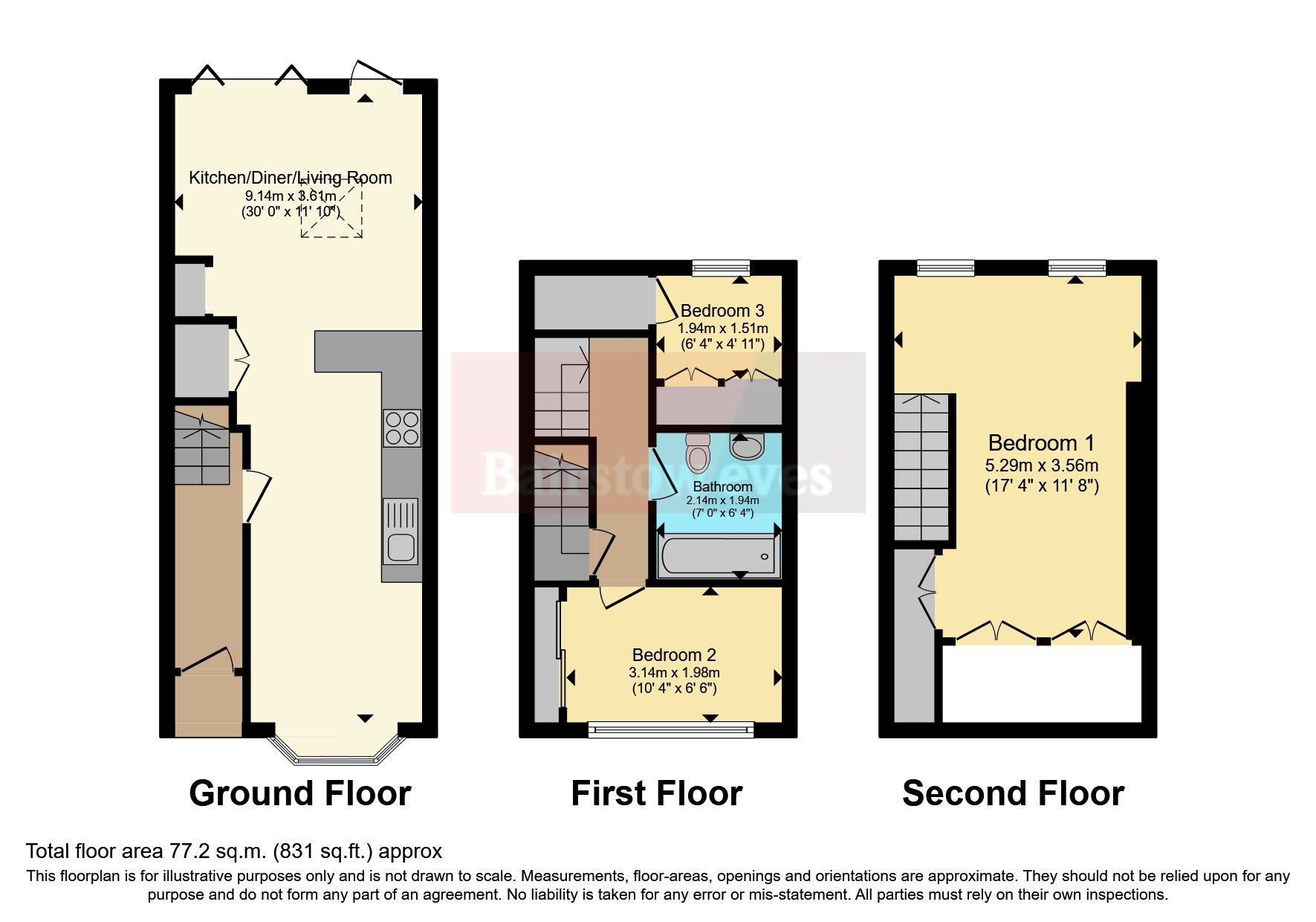 3 bed terraced house for sale in Aldworth Road, Stratford, London E15 Zoopla