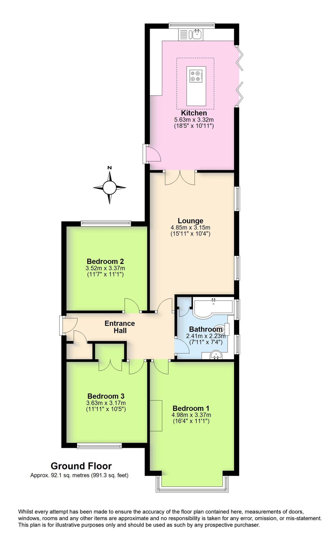 3 bed bungalow for sale in Singleton Crescent, Ferring, Worthing BN12