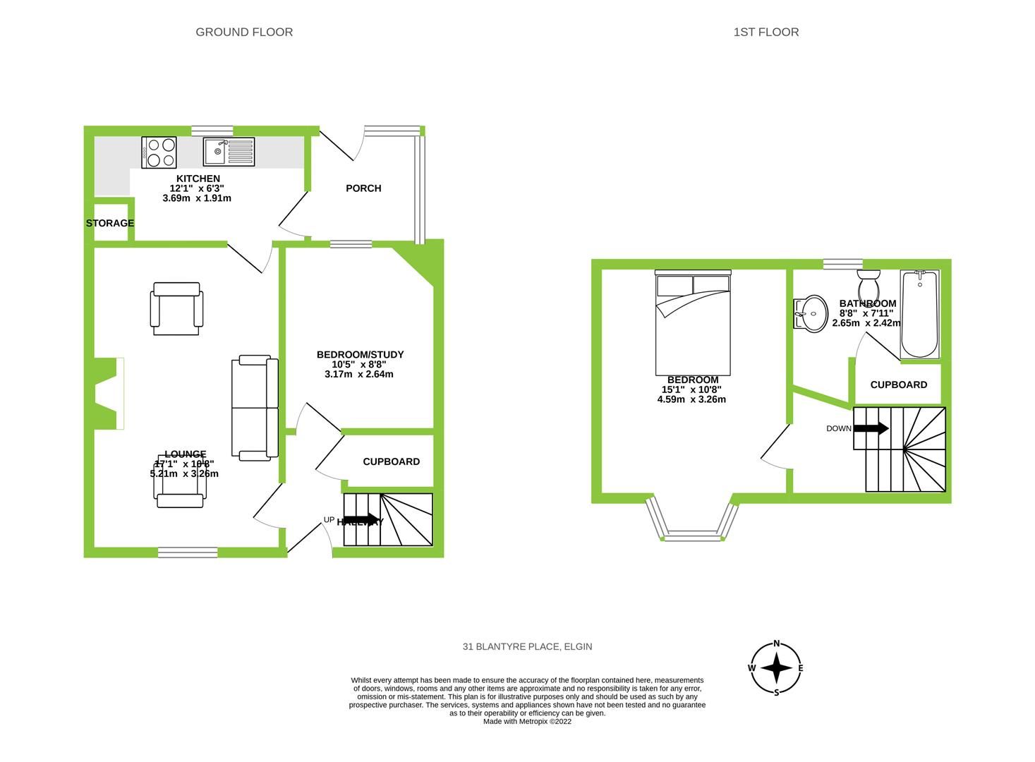2 bed end terrace house for sale in Blantyre Place, Elgin IV30 Zoopla