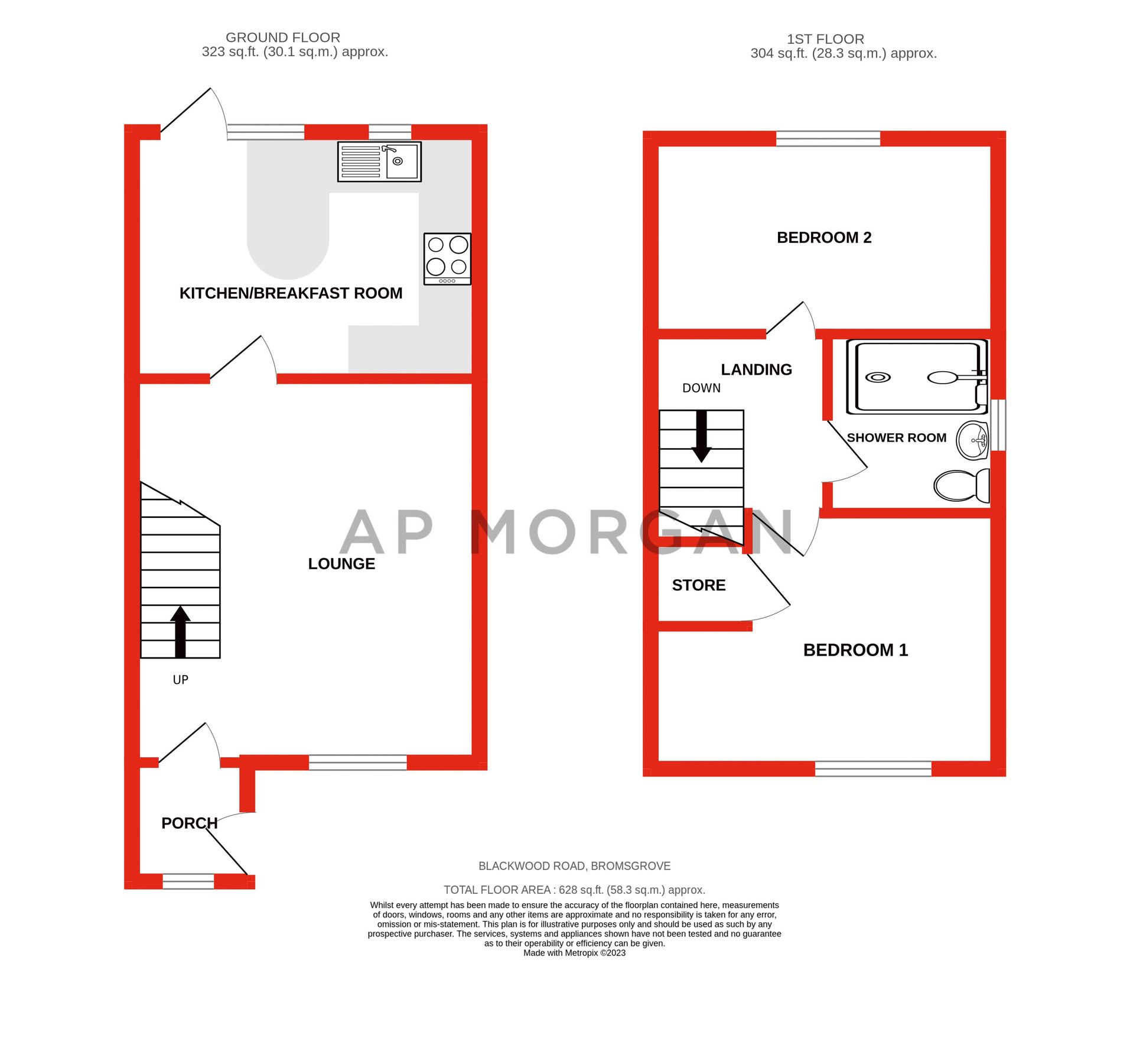 2 bed semidetached house for sale in Blackwood Road, Bromsgrove B60