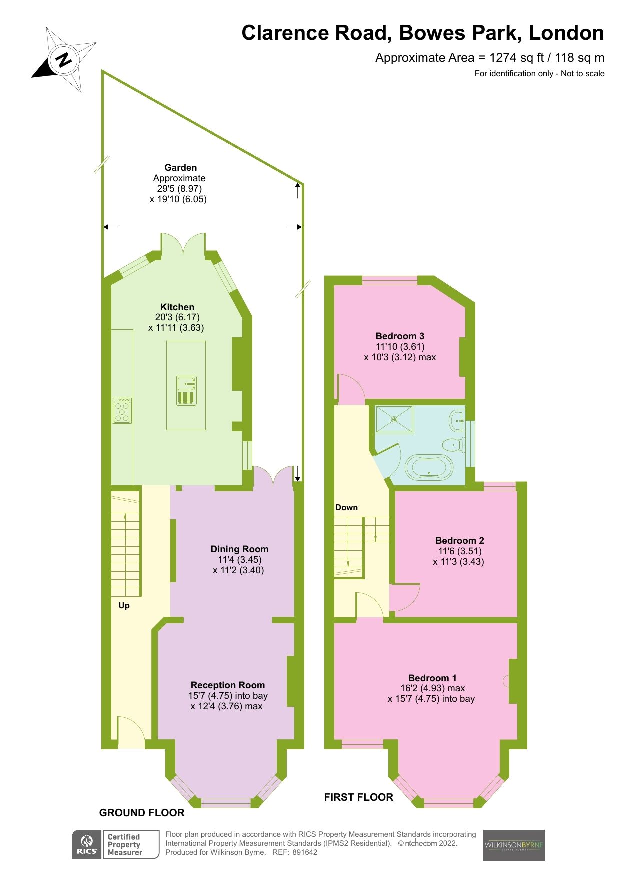 3 bed semidetached house for sale in Clarence Road, London N22 Zoopla