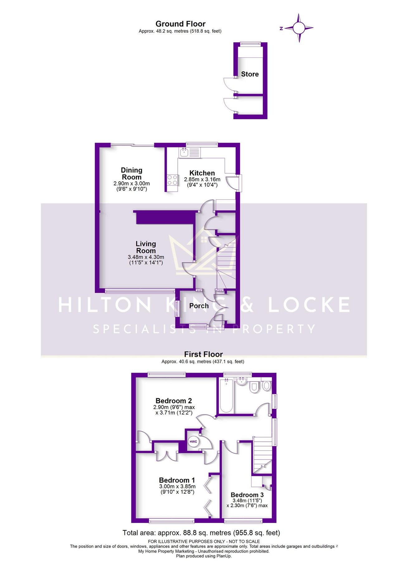 3 bed semidetached house for sale in Devonshire Close, Farnham Royal