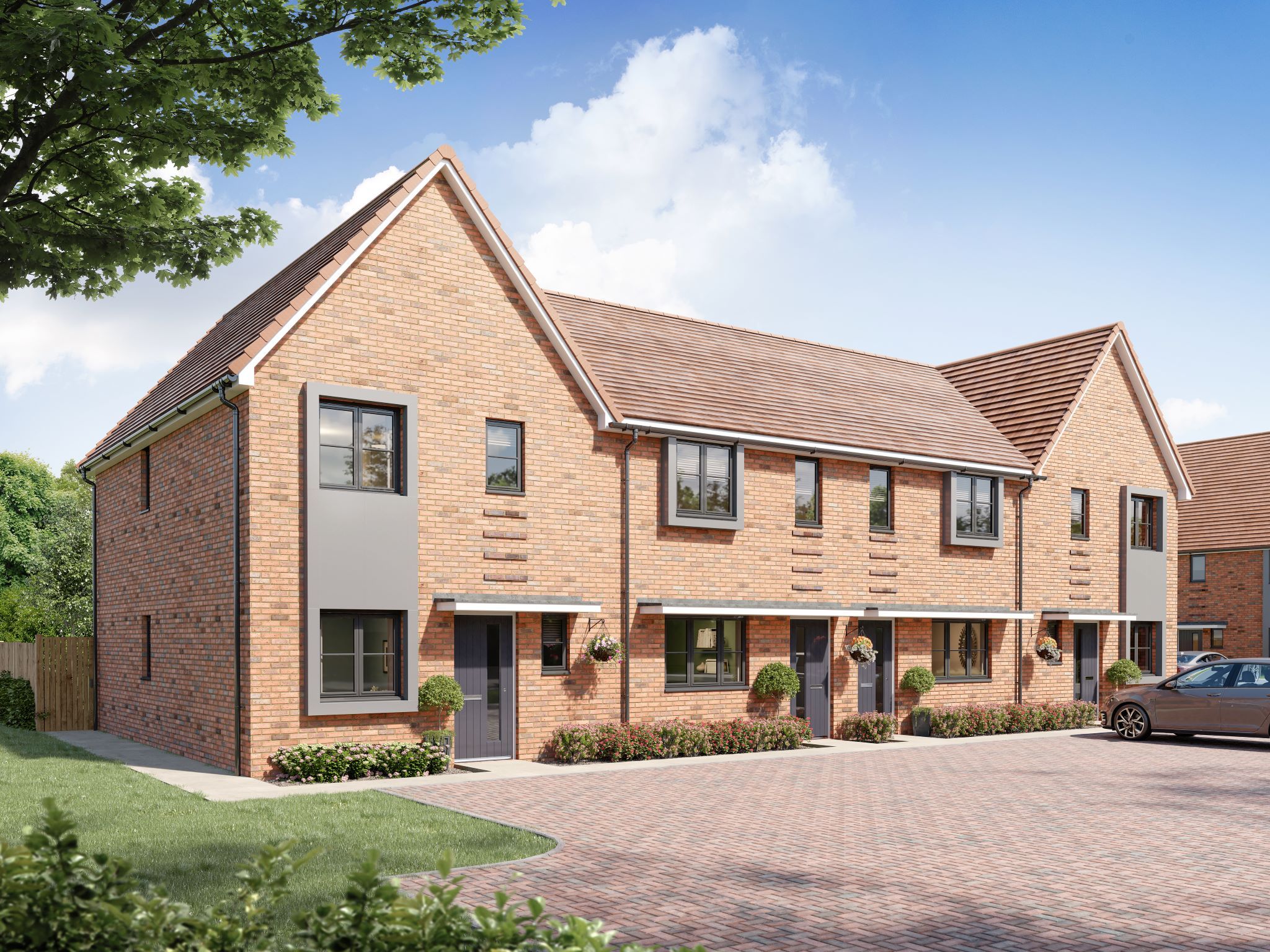 New home, 2 bed end terrace house for sale in "Singleton E " at