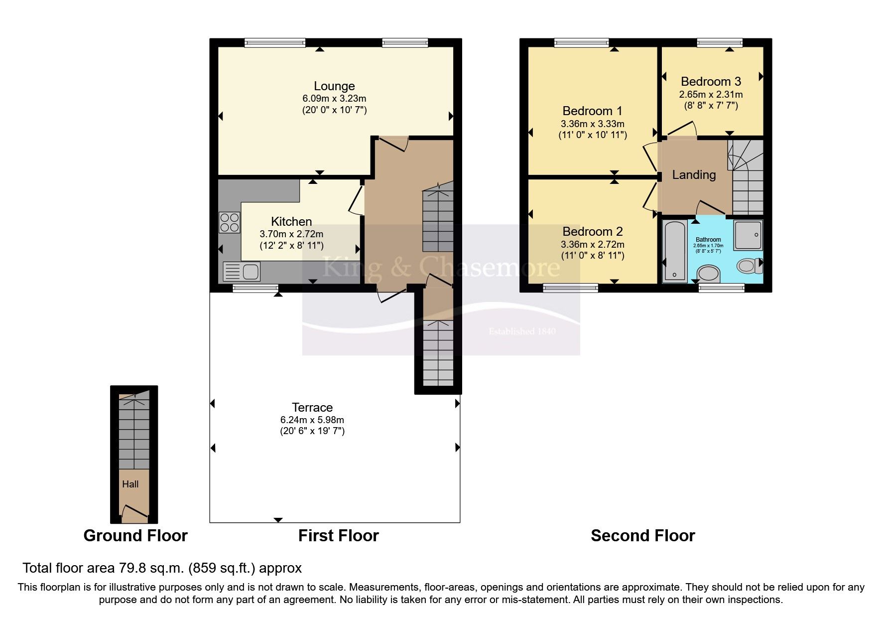3 bed flat for sale in Durlston Parade, Durlston Drive, Bognor Regis