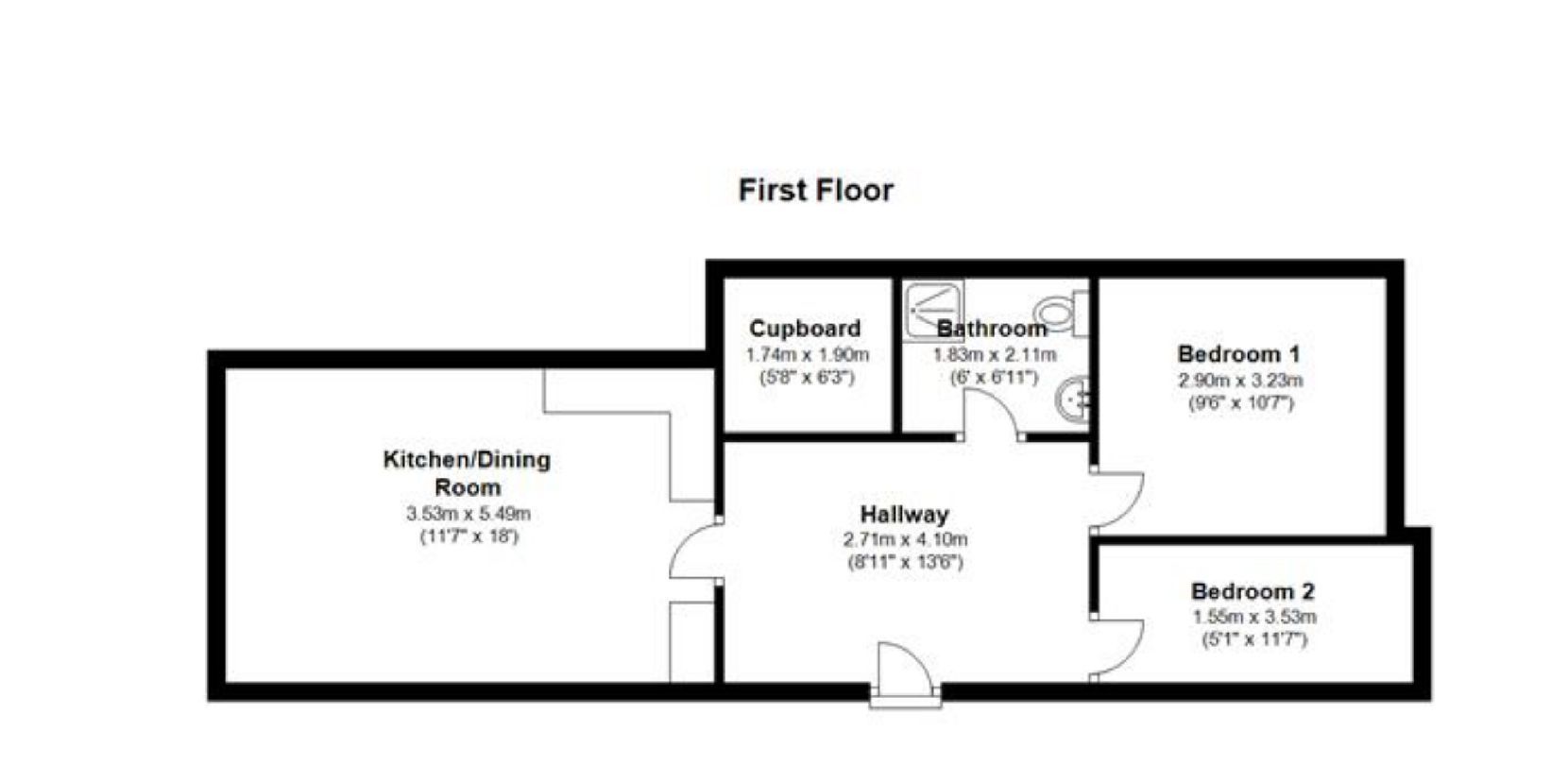 2 bed flat to rent in Turner Street, Ramsgate CT11 Zoopla