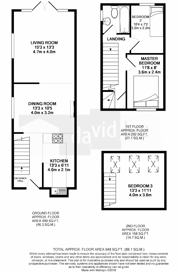 3 bed semidetached house for sale in Stansted Road, Stortford