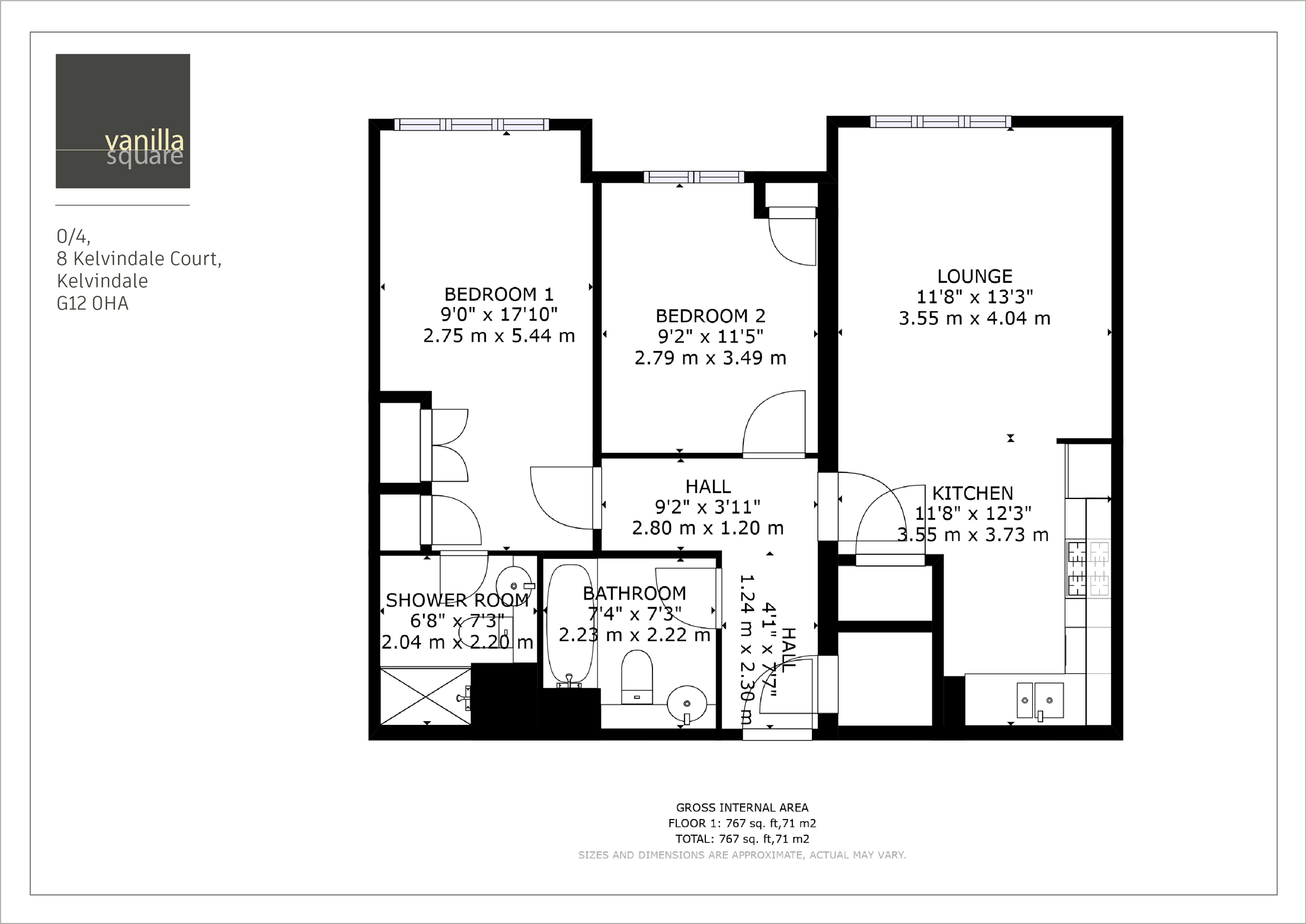 2 bed flat for sale in Kelvindale Court, Kelvindale, Glasgow G12 Zoopla