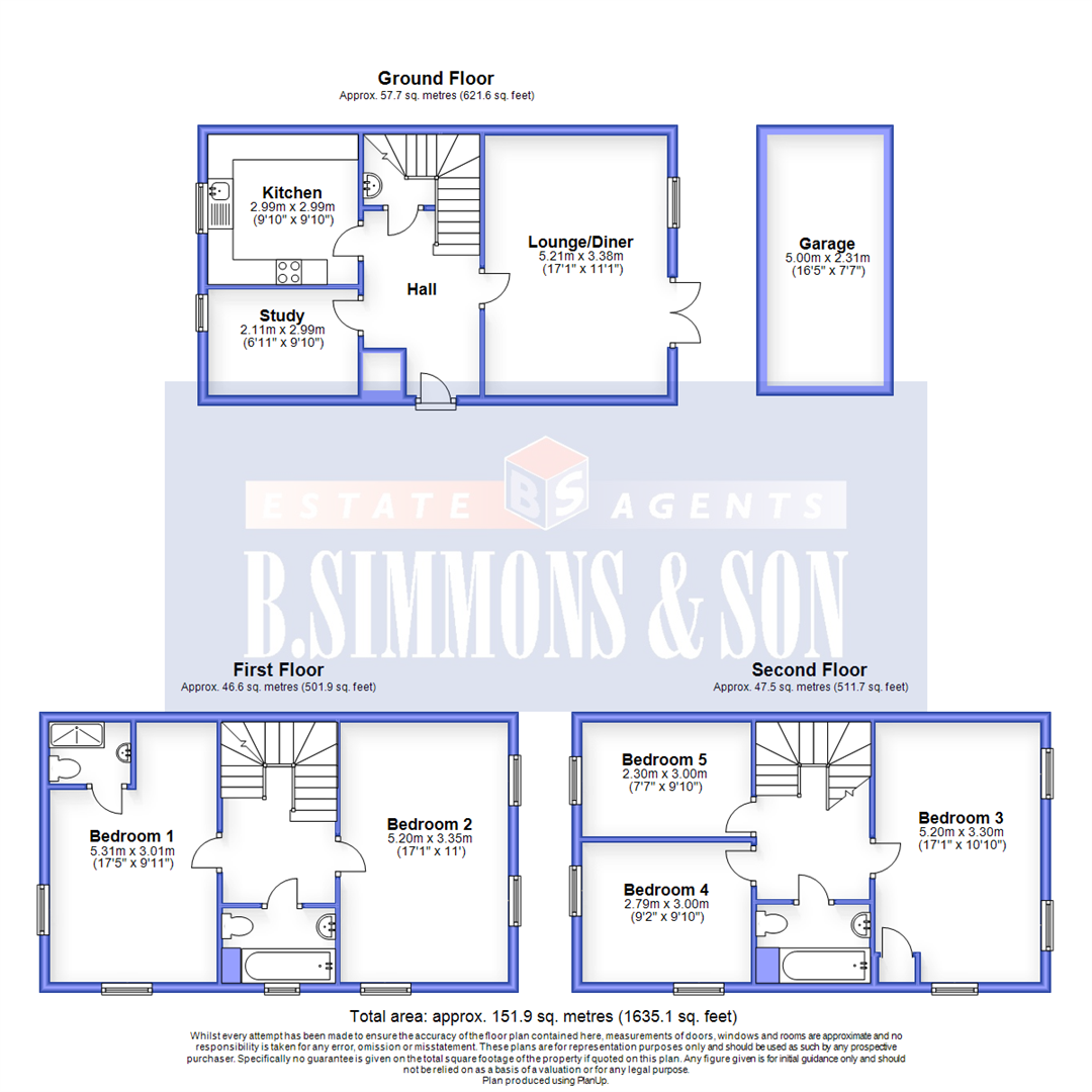5 bed town house for sale in Benjamin Lane, Wexham, Slough SL3 Zoopla