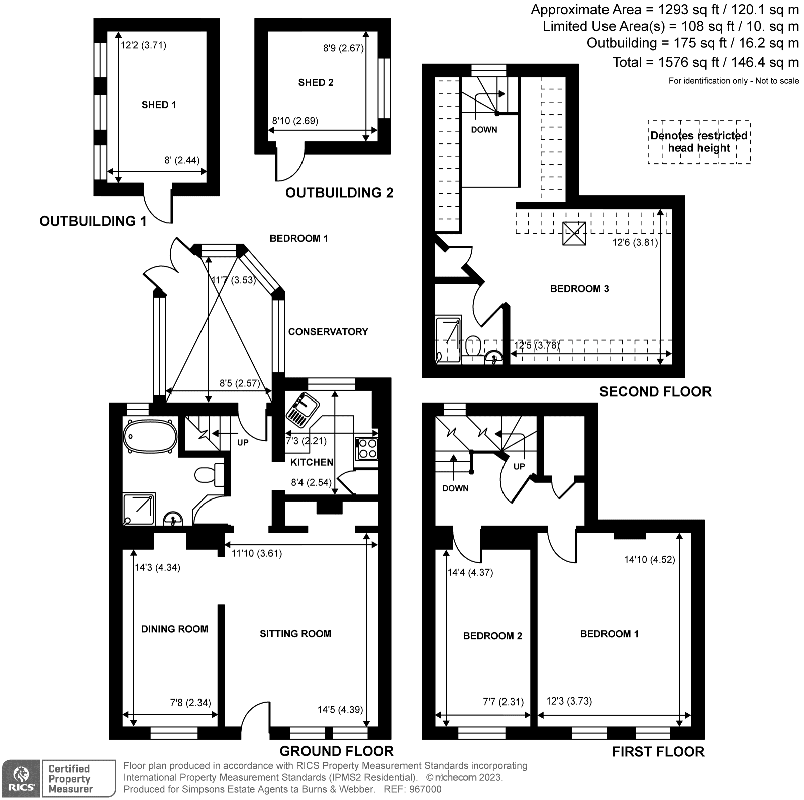 3 bed terraced house for sale in Brighton Road, Godalming, Surrey GU7