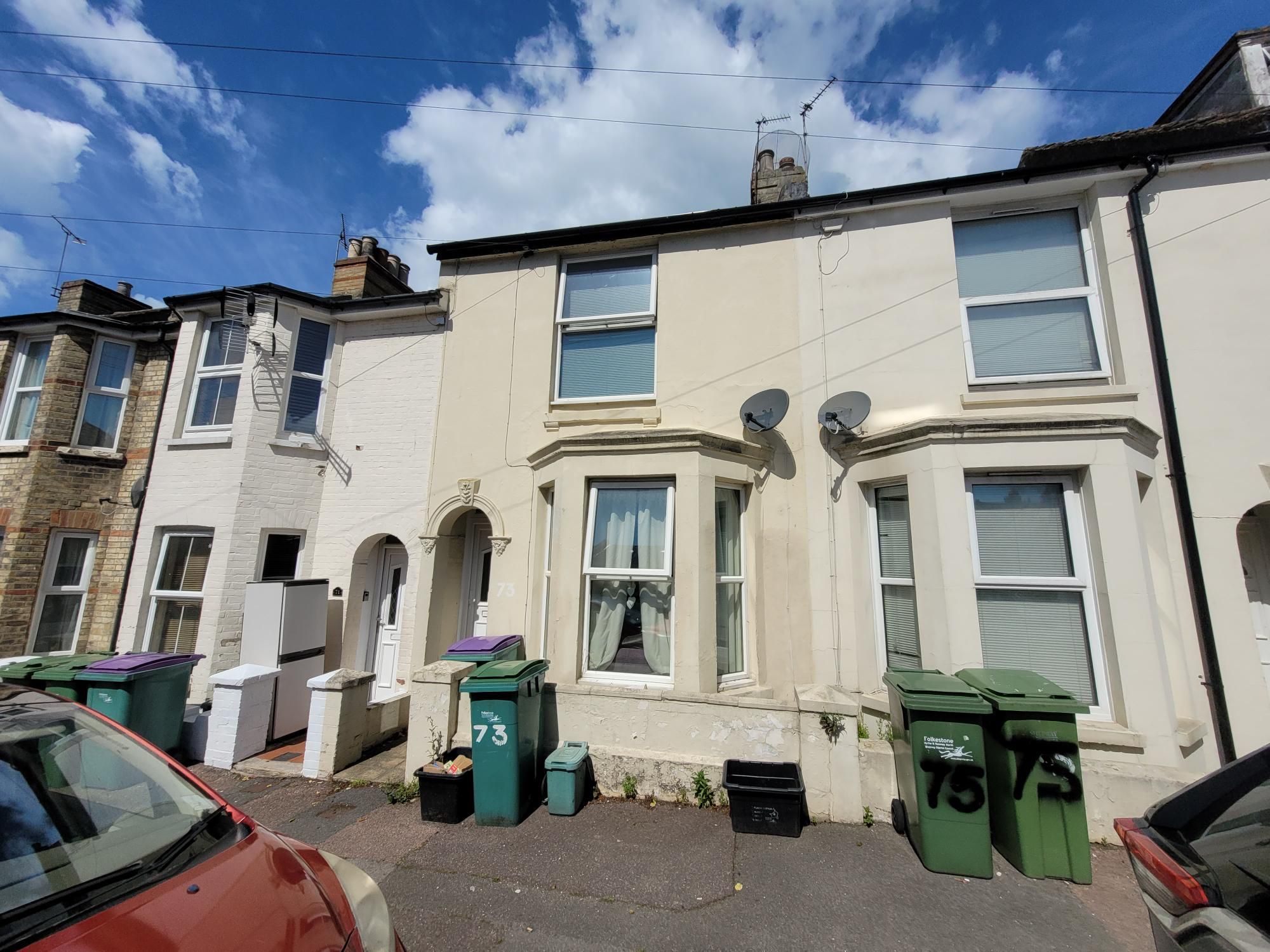 2 bed terraced house for sale in Walton Road, Folkestone, Kent CT19