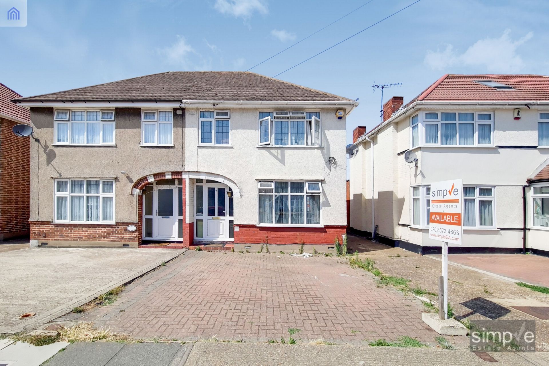 3 bed semidetached house for sale in Thorncliffe Road, Southall UB2