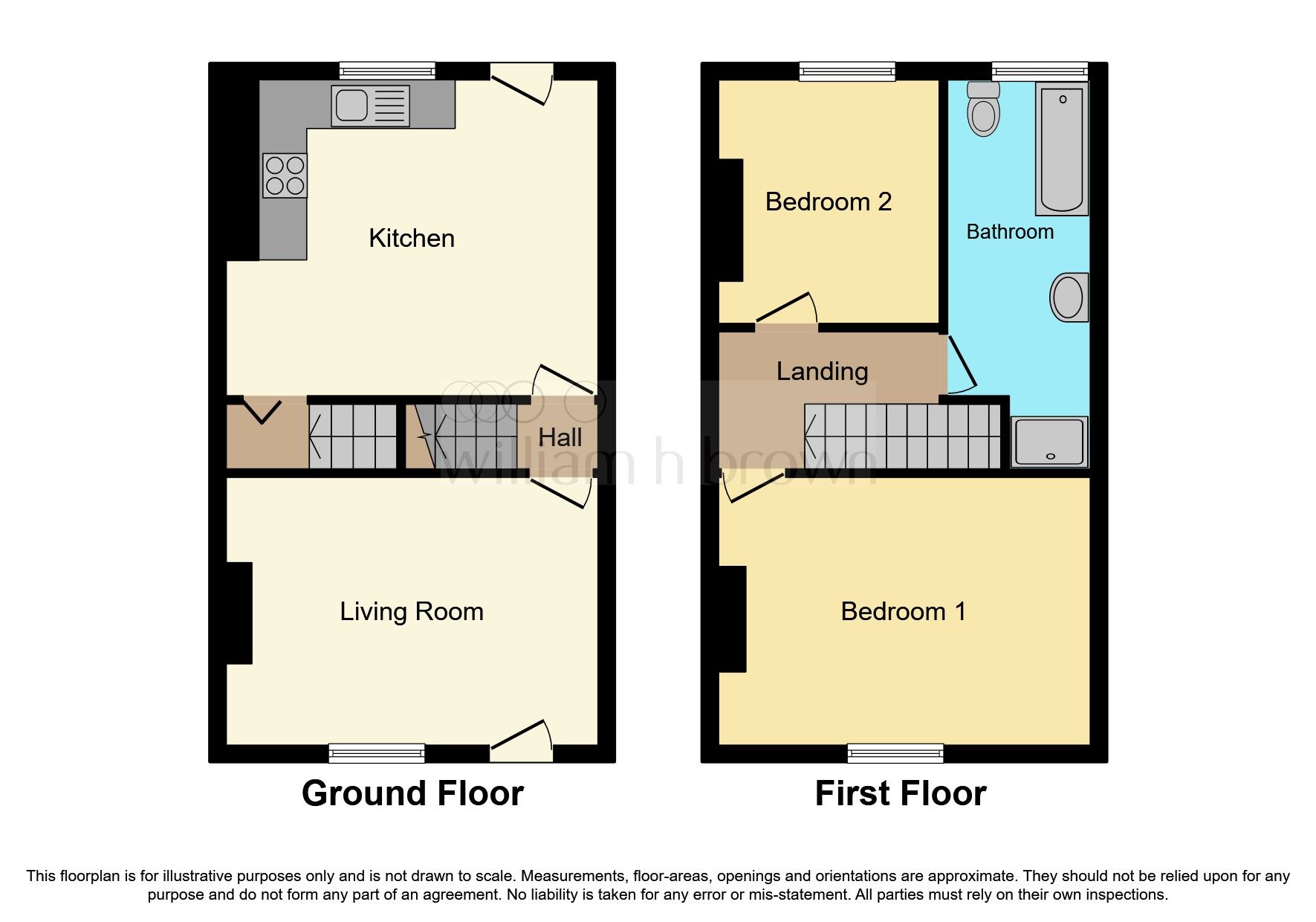 2 bed terraced house for sale in Oxford Street, East Ardsley, Wakefield