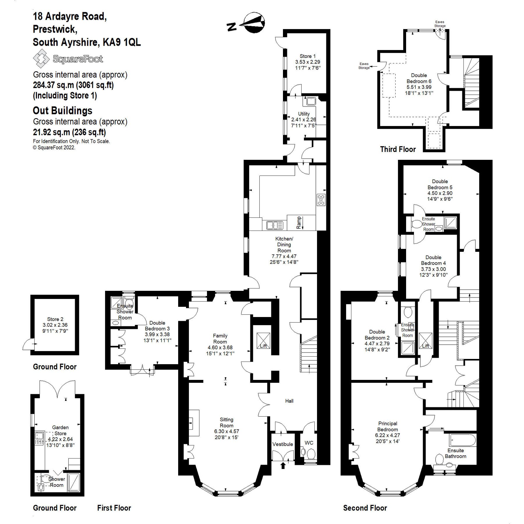 6 bed semidetached house for sale in Kintra, 18 Ardayre Road