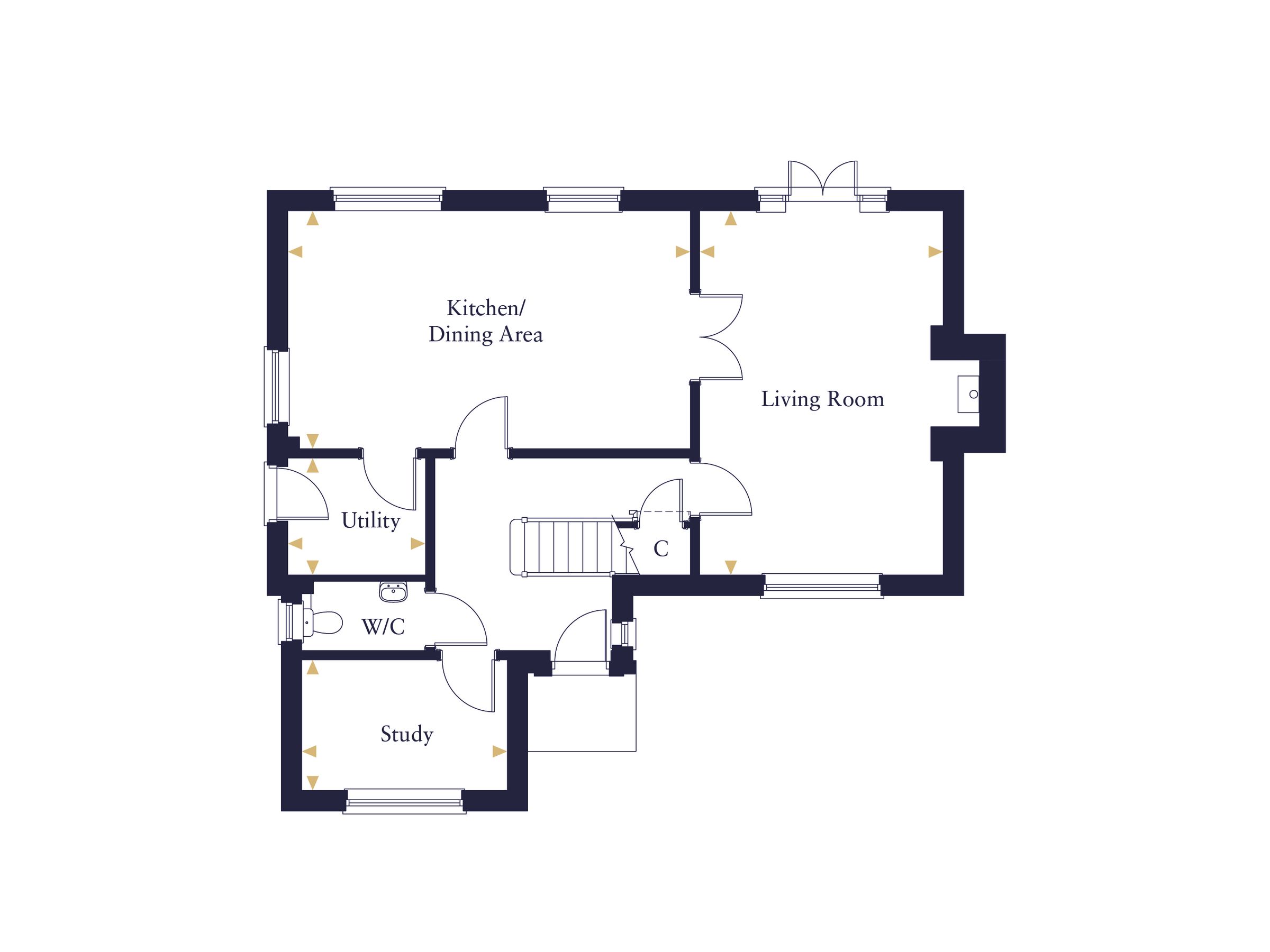 New home, 4 bed detached house for sale in Lark Grove, Somersham