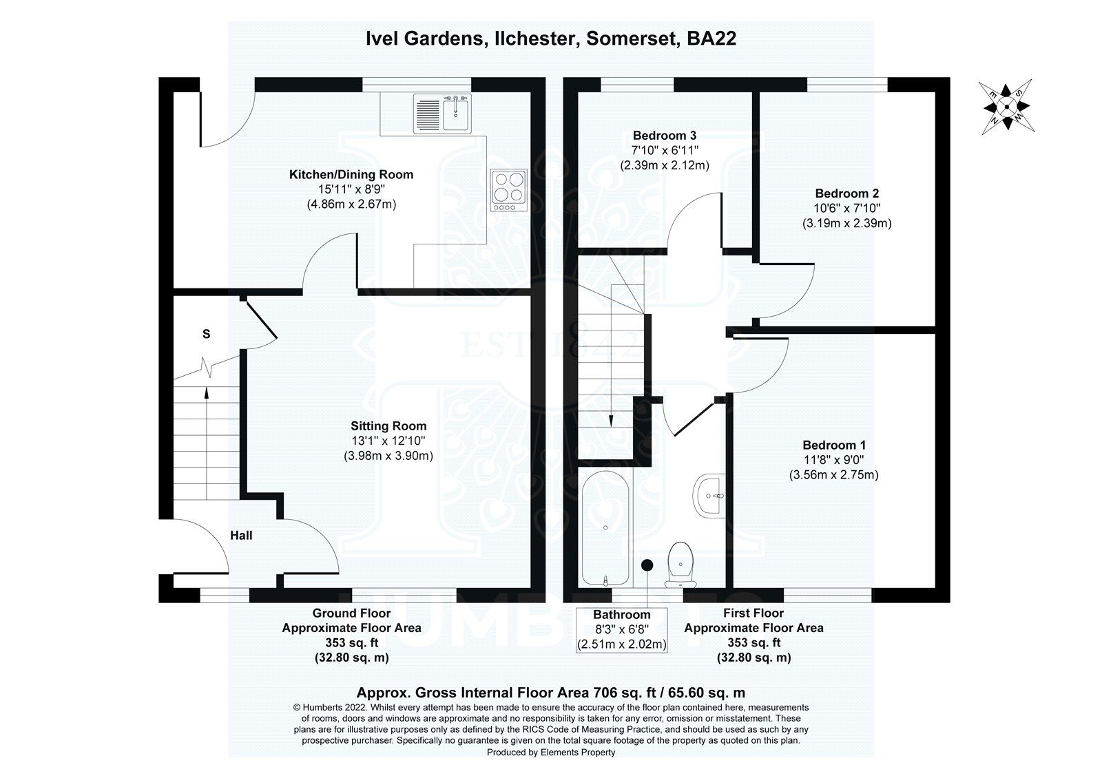 3 bed end terrace house for sale in Ivel Gardens, Ilchester, Yeovil