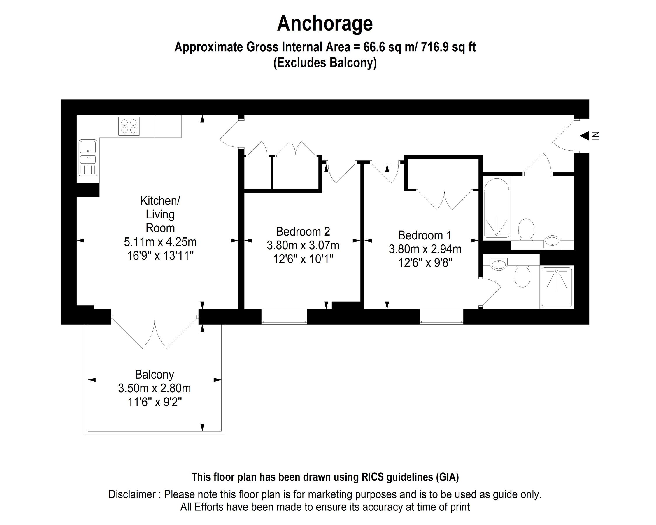 2 bed flat for sale in Anchorage, Gaol Ferry Steps, Bristol BS1 Zoopla