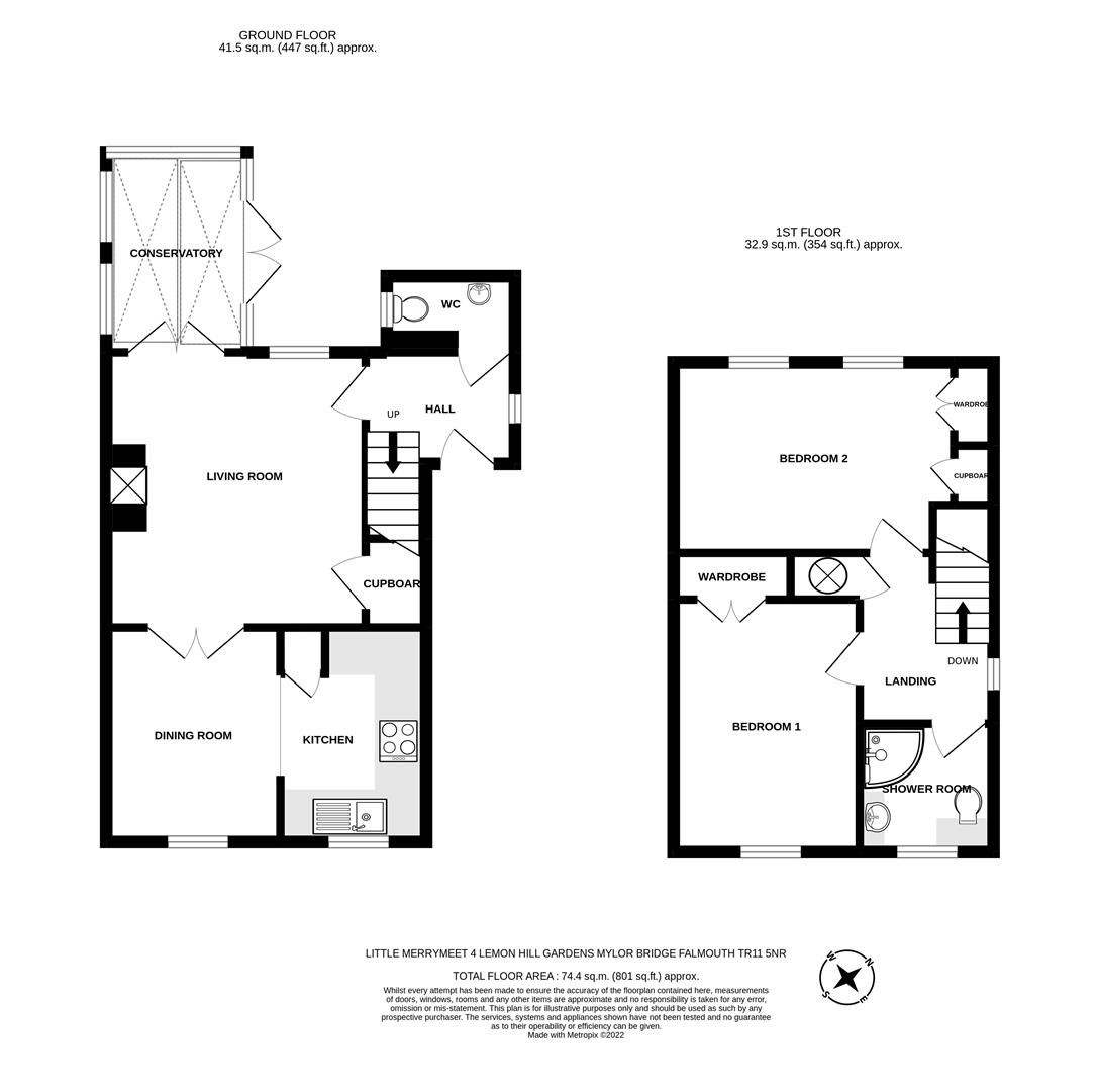 2 bed semidetached house for sale in Lemon Hill Gardens, Mylor Bridge