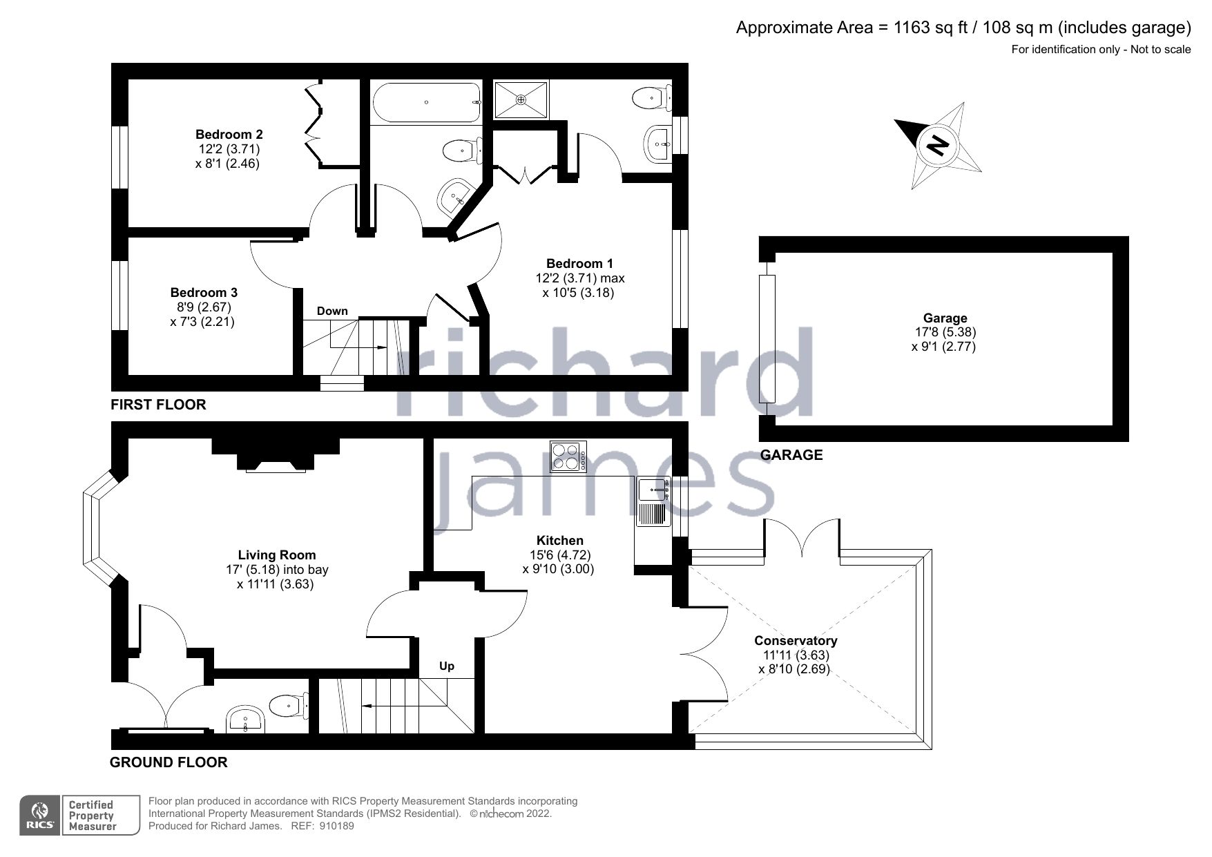 3 bed semidetached house for sale in Whittingham Drive, Alexandra Park