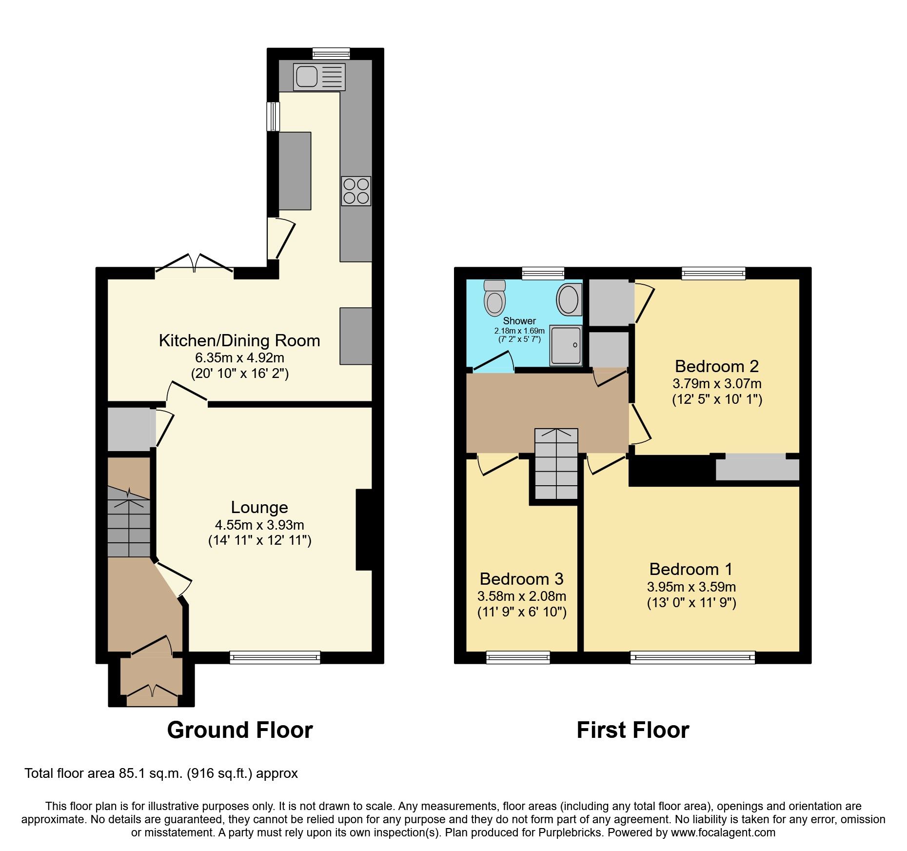 3 bed terraced house for sale in Statham Avenue, Warrington WA2 Zoopla