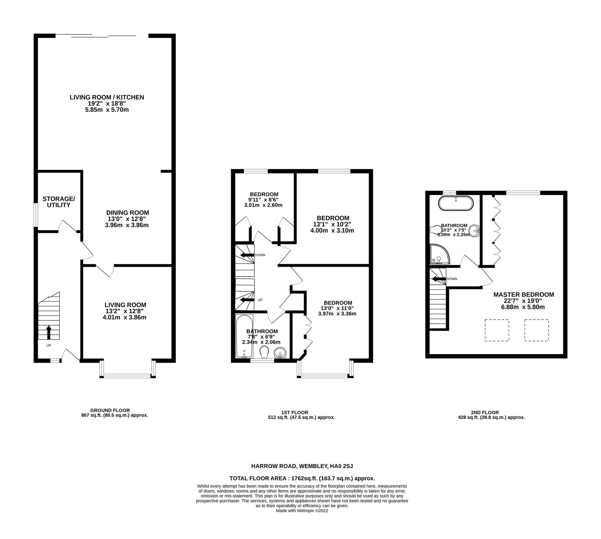New home, 4 bed semidetached house for sale in Harrow Road, Wembley