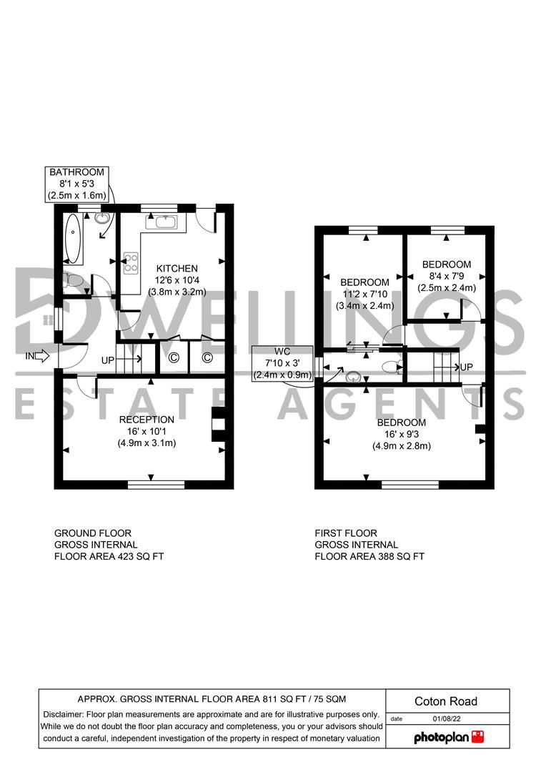 3 bed semidetached house for sale in Coton Road, WaltonOnTrent