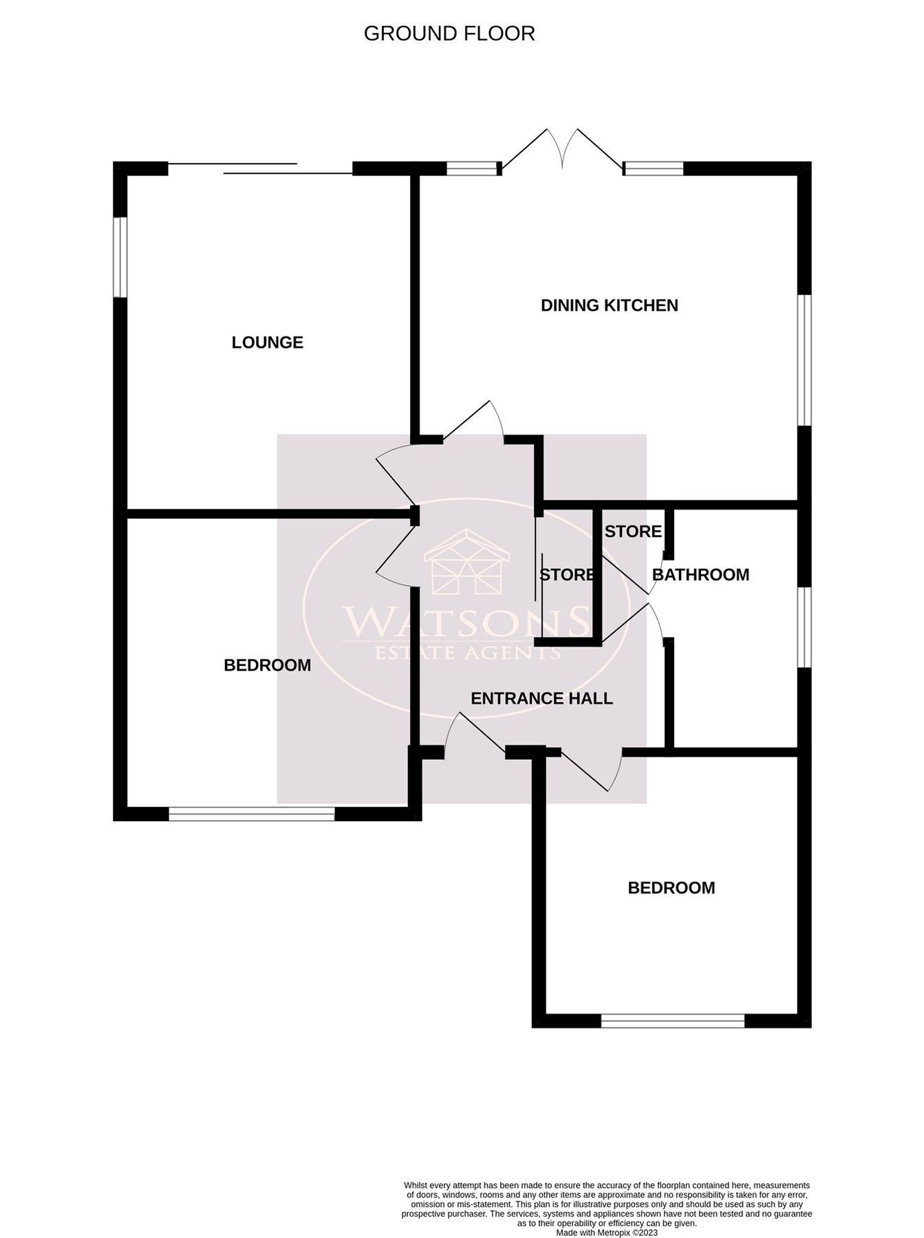 2 bed detached bungalow for sale in Sedley Avenue, Nuthall, Nottingham