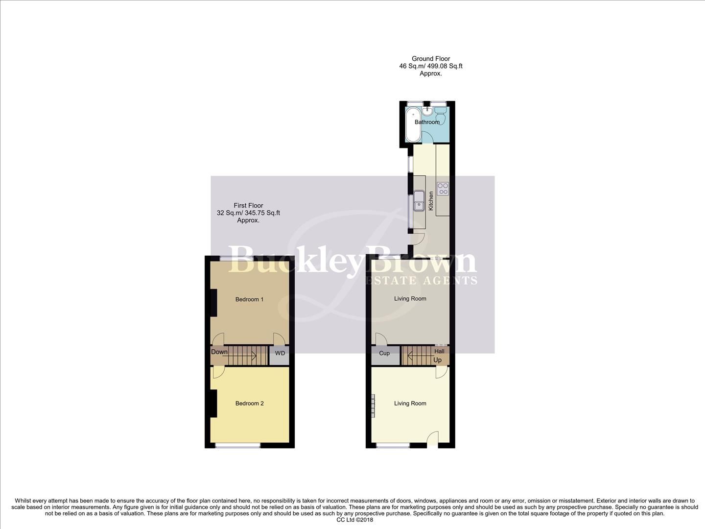 2 bed end terrace house to rent in Oxford Street, Huthwaite, SuttonIn