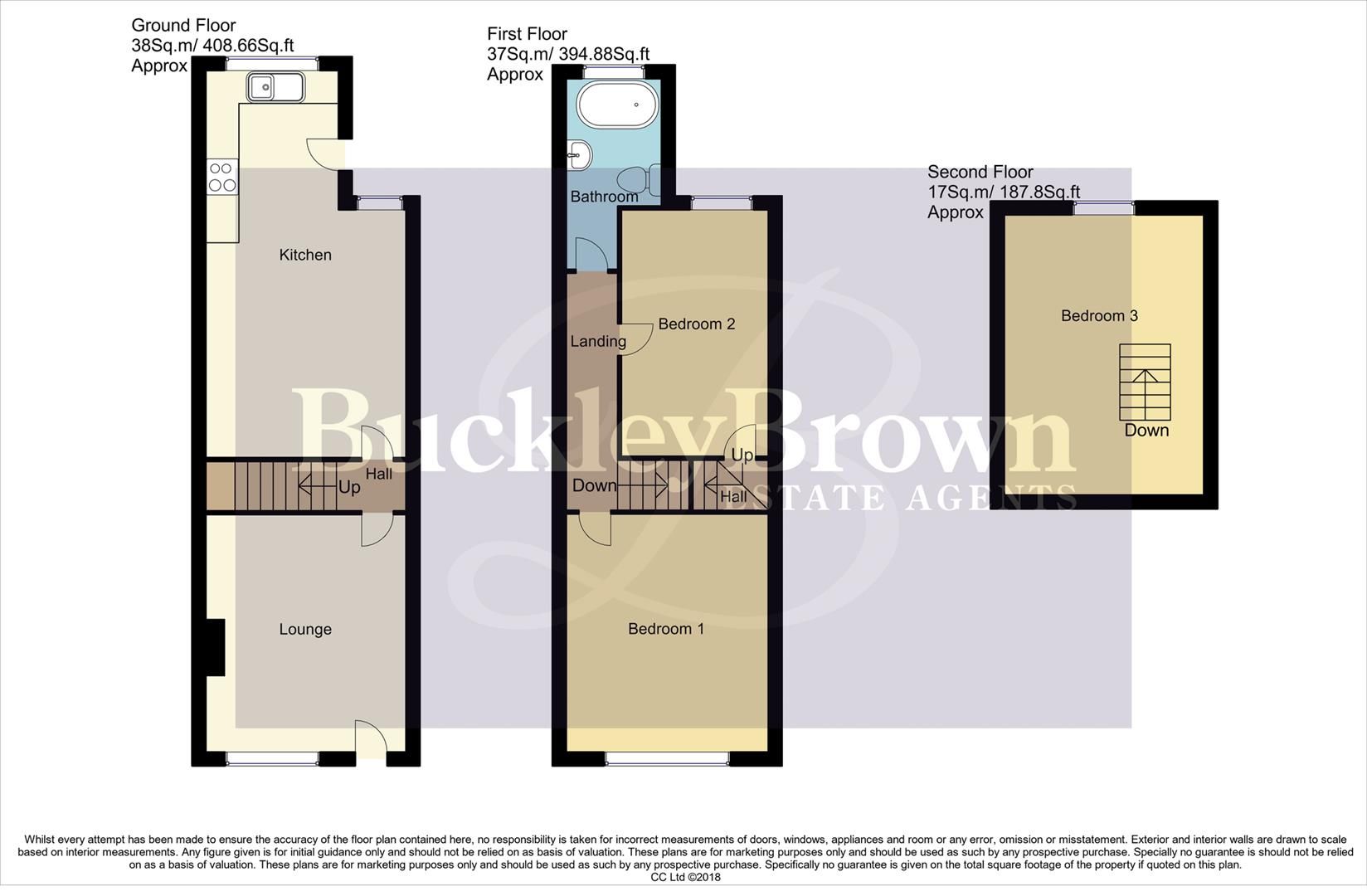 3 bed terraced house for sale in Ely Close, Worksop S80 Zoopla