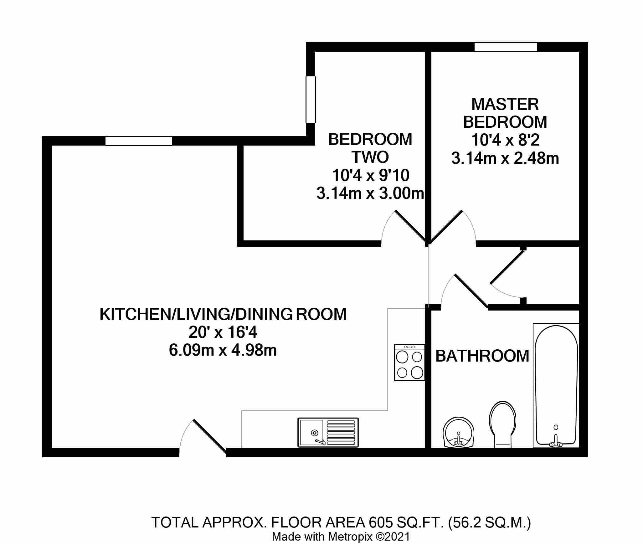 2 bed flat to rent in Summit House, 4951 Greyfriars Road, Reading