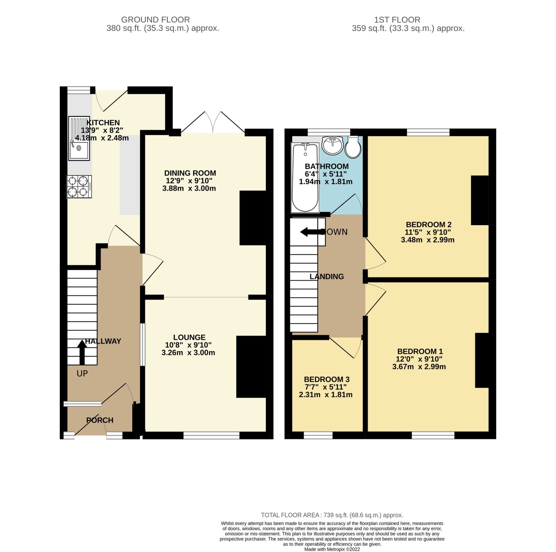 3 bed terraced house for sale in Kendal Street, Wigan, Lancashire WN6