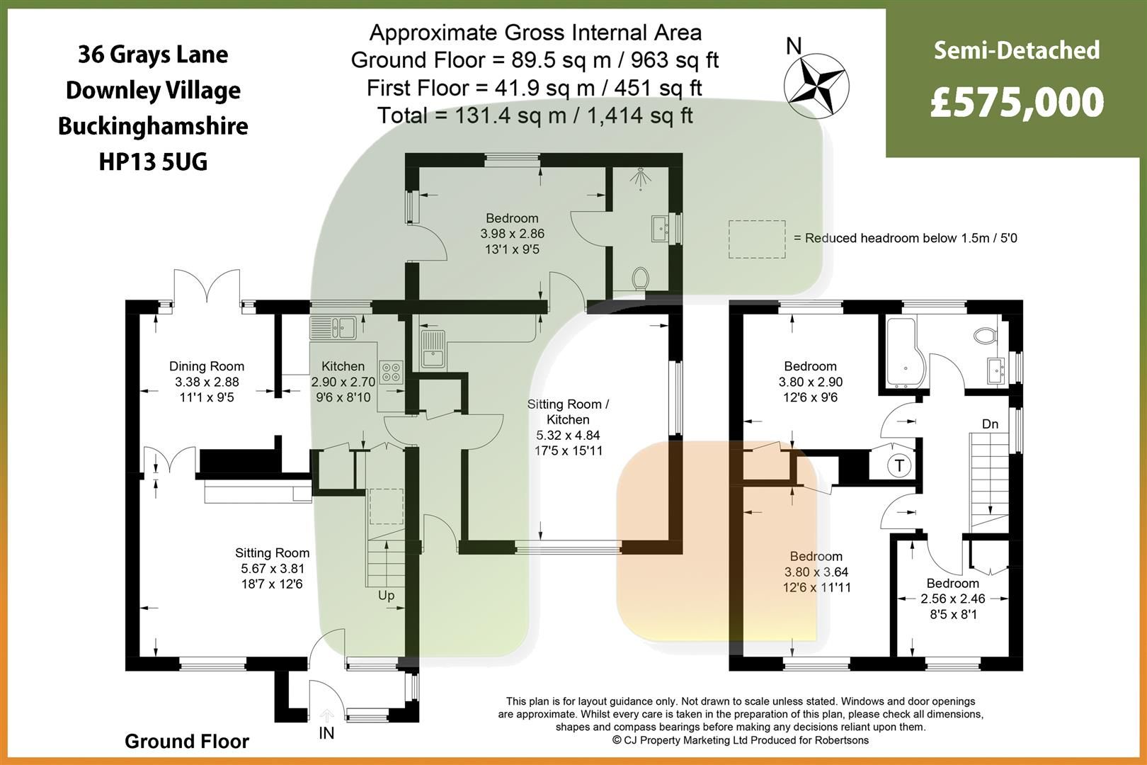 4 bed semidetached house for sale in Grays Lane, Downley Village