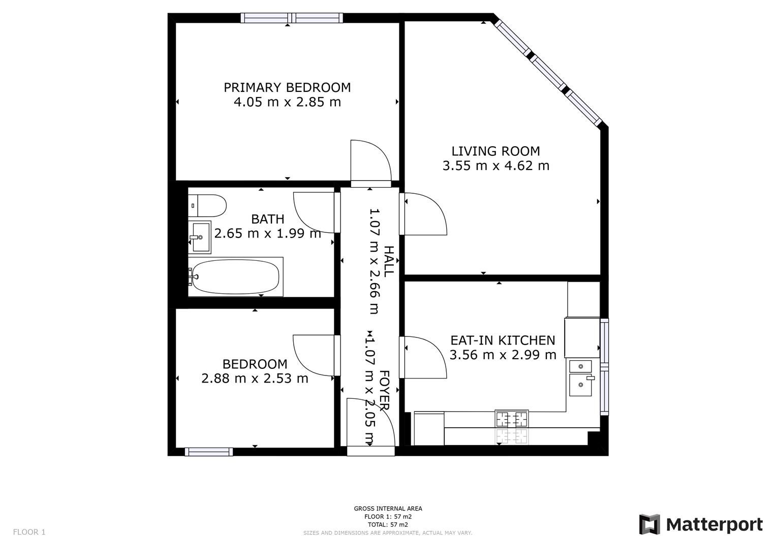 2 bed flat for sale in Whittagreen Court, Newarthill, Motherwell ML1 Zoopla